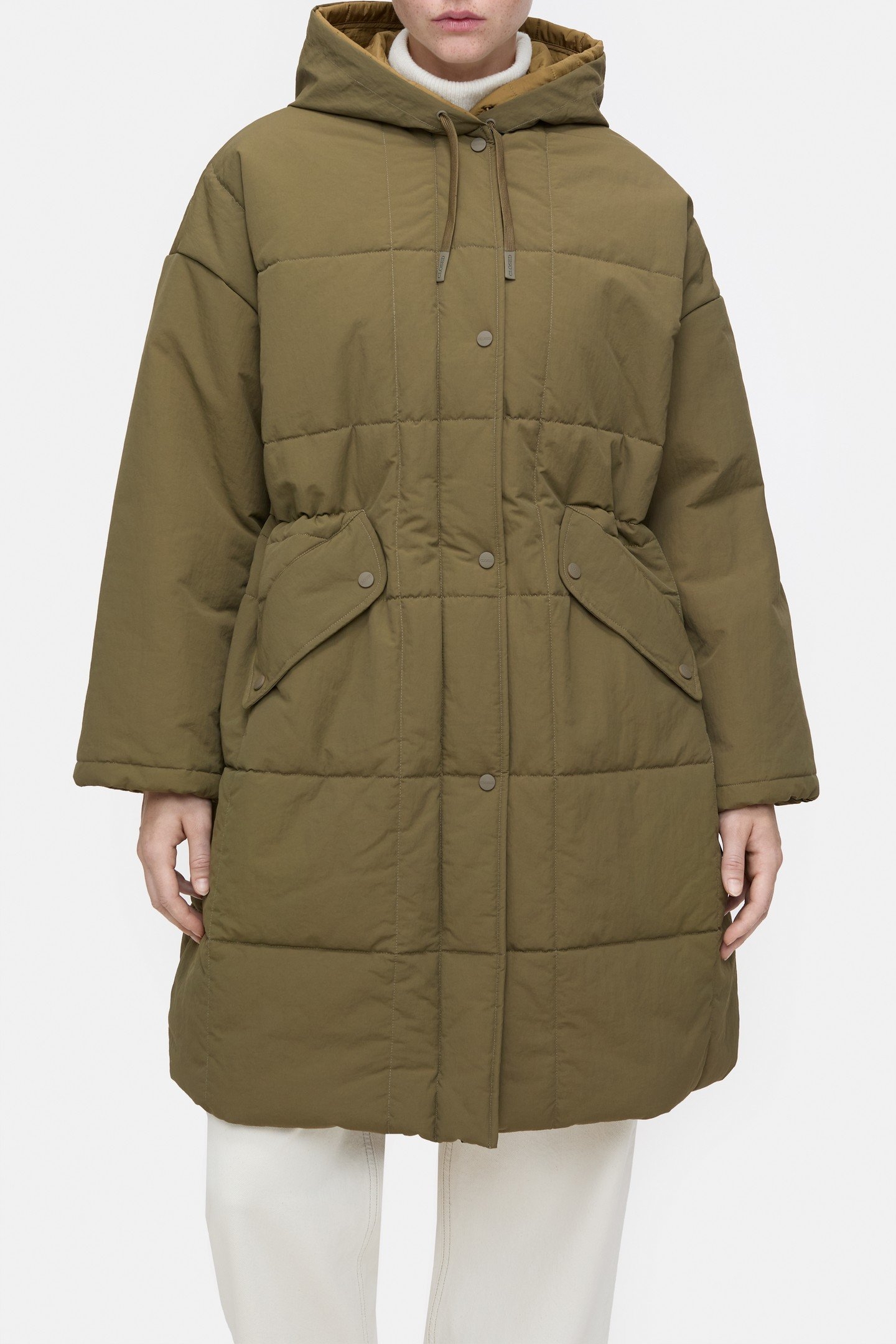 QUILTED COAT JACKET VER GREEN 1