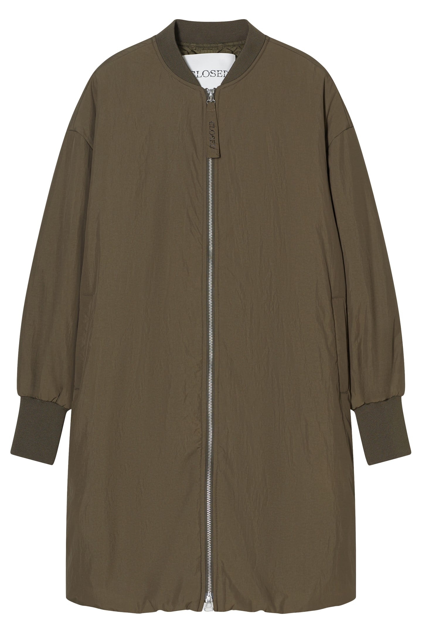 LONG PUFFER JACKET GOLDEN MOSS 4