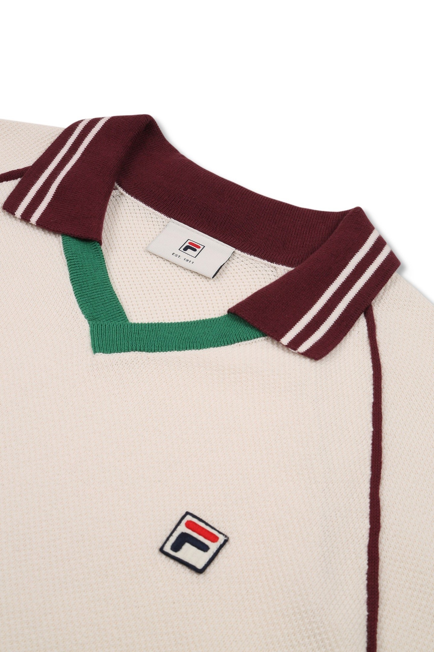 MOLINAZZO REGULAR KNIT POLO SWEATER EGRET 6