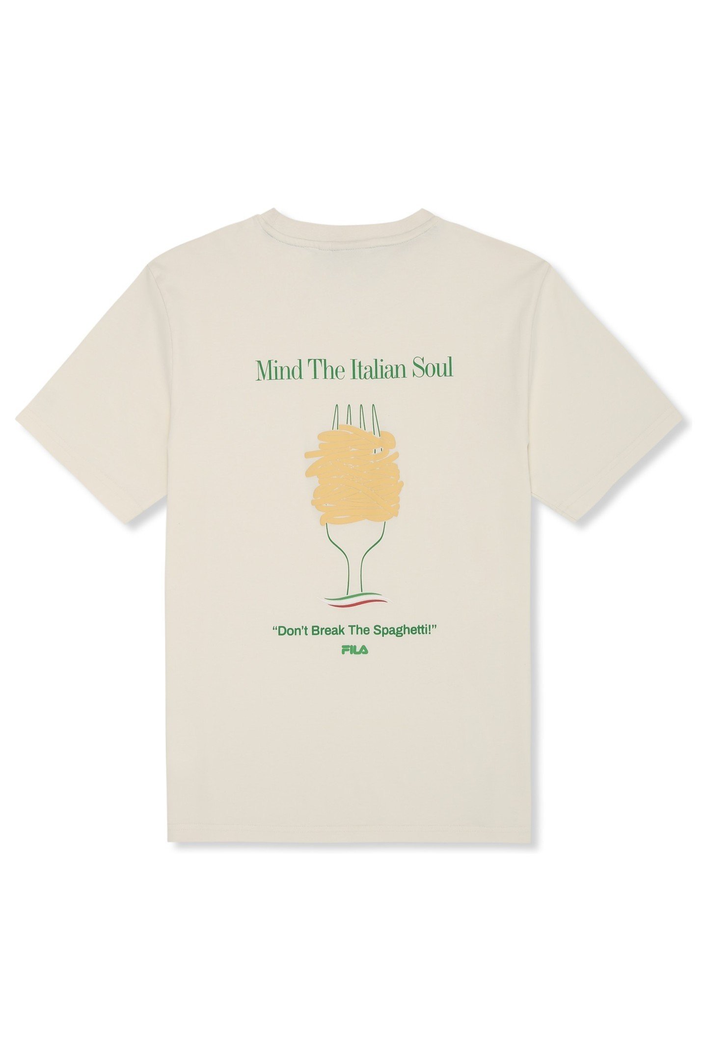 NAVIGLI PASTA REGULAR GRAPHIC T-SHIRT EGRET 4