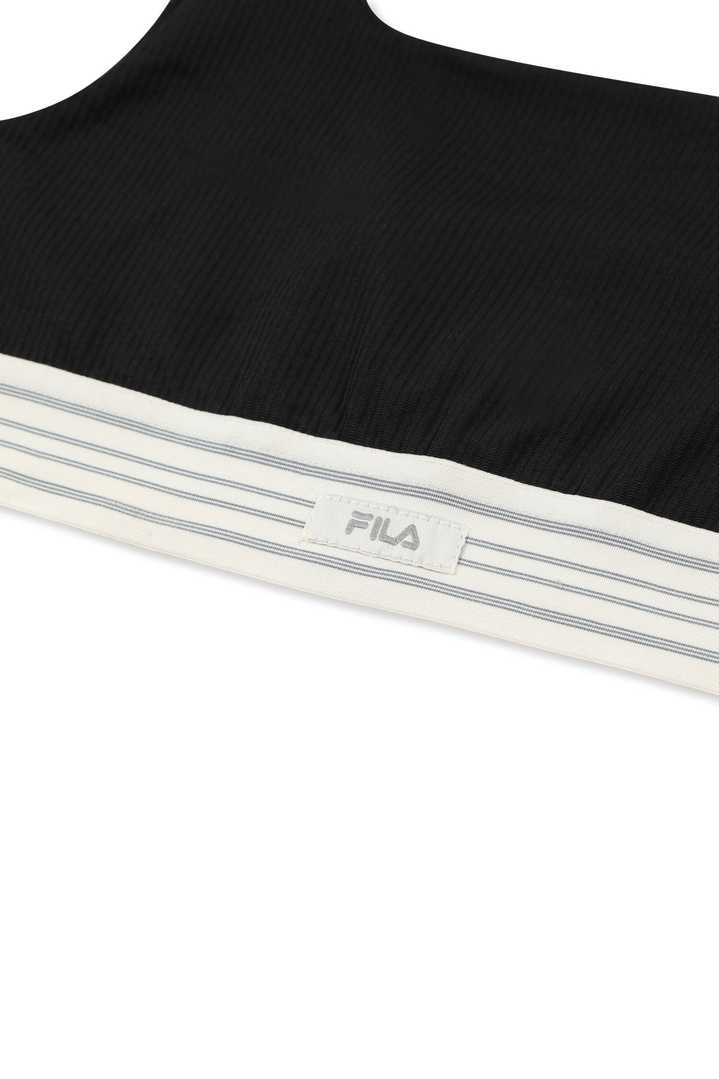 BELLAGIO RIBBED BRA TOP BLACK 7