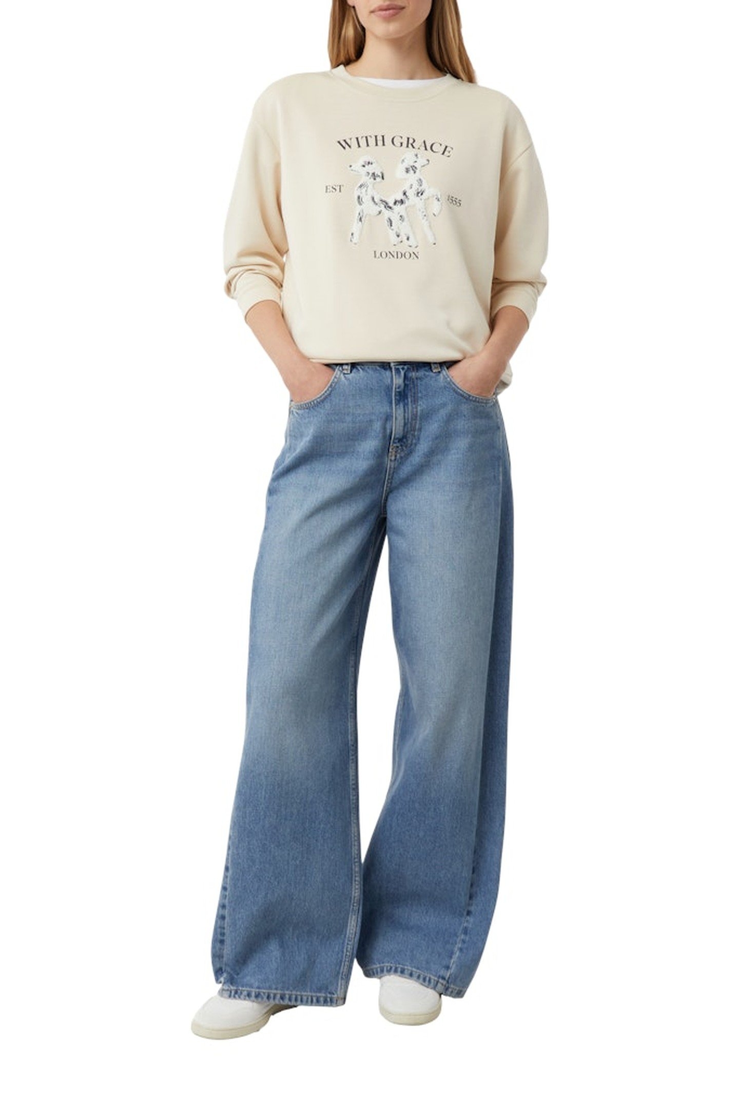 COMMA SWEATSHIRTS BEIGE 4