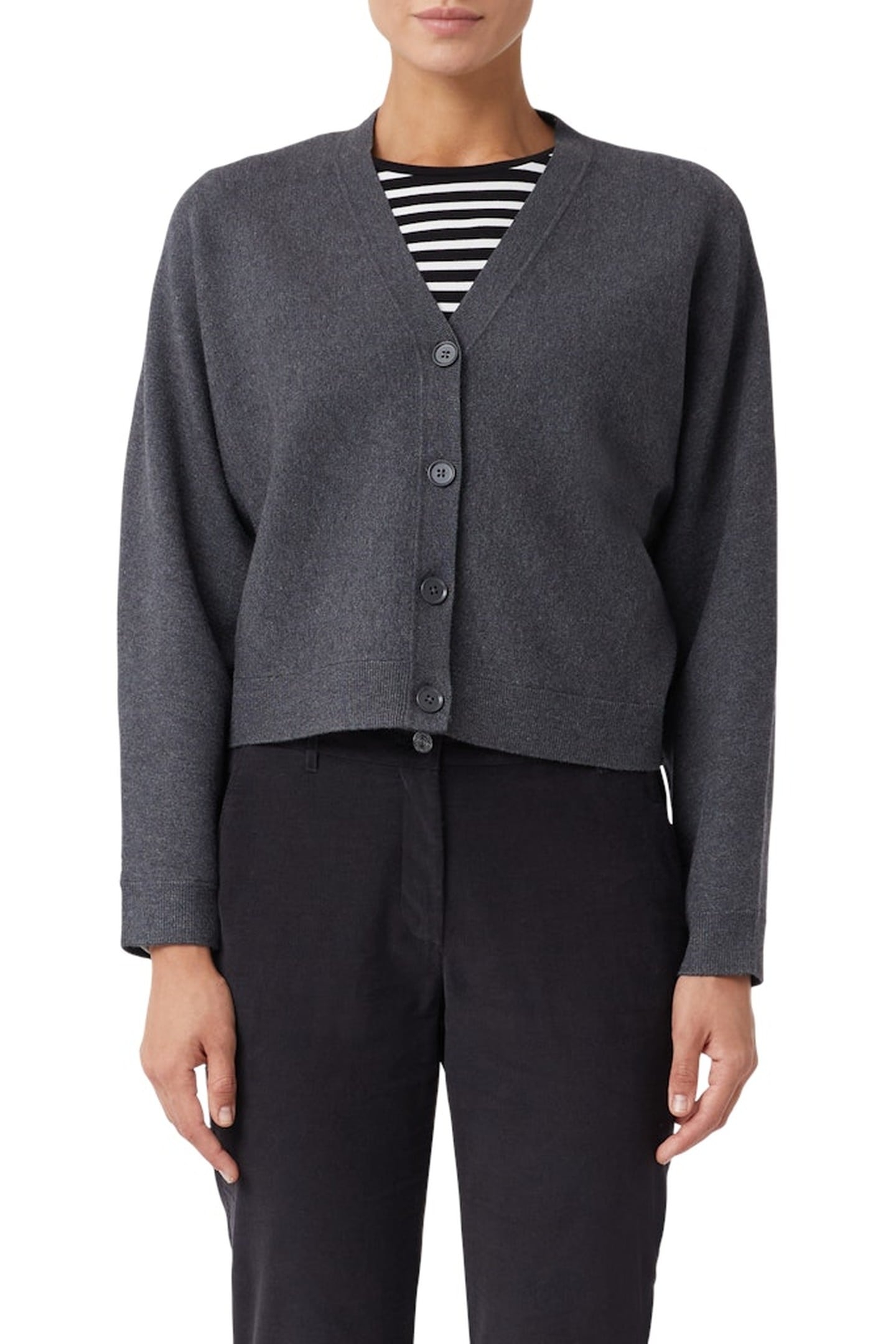 COMMA CARDIGAN GREY 1