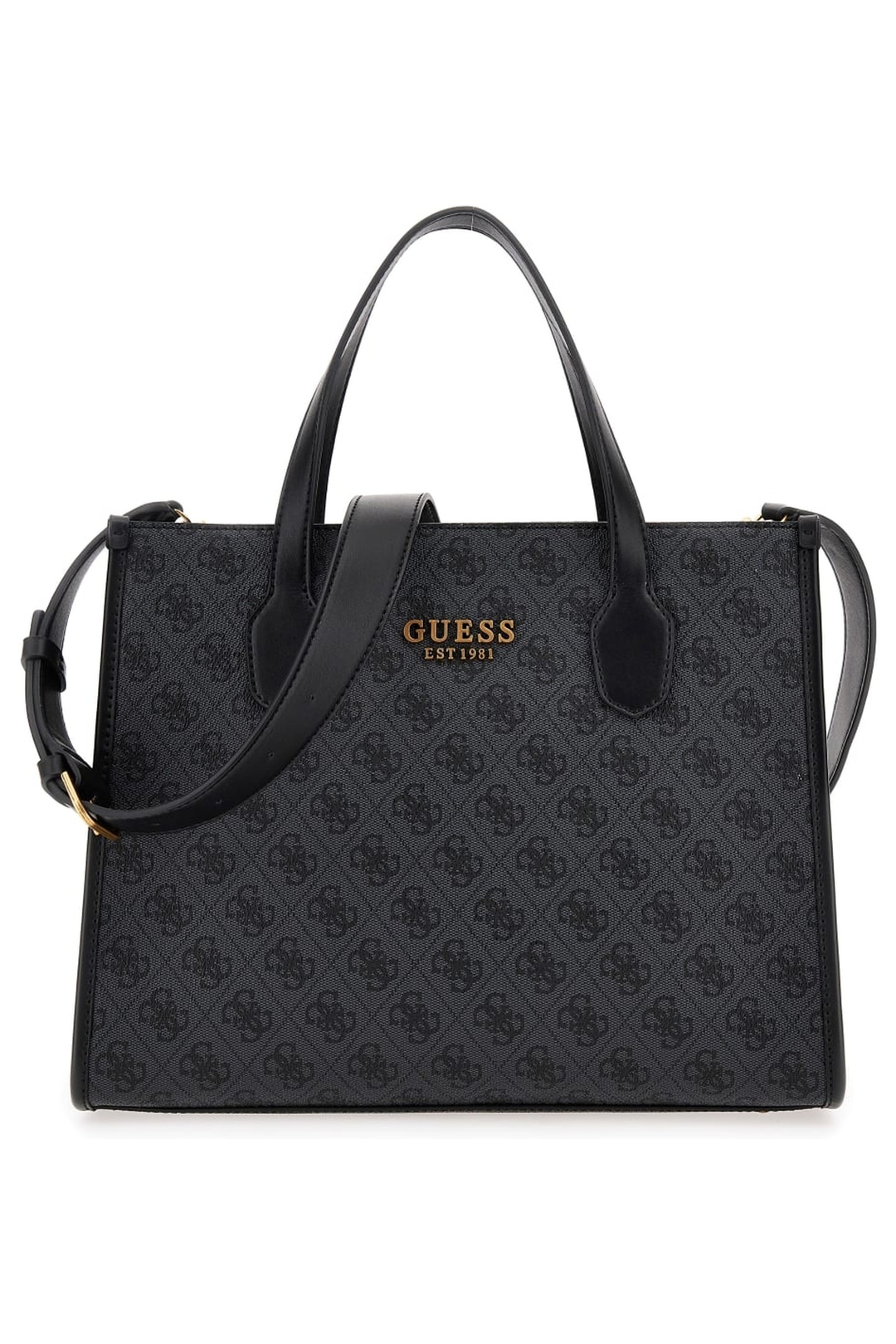Guess Nelka Status Satchel Uni in White | UK