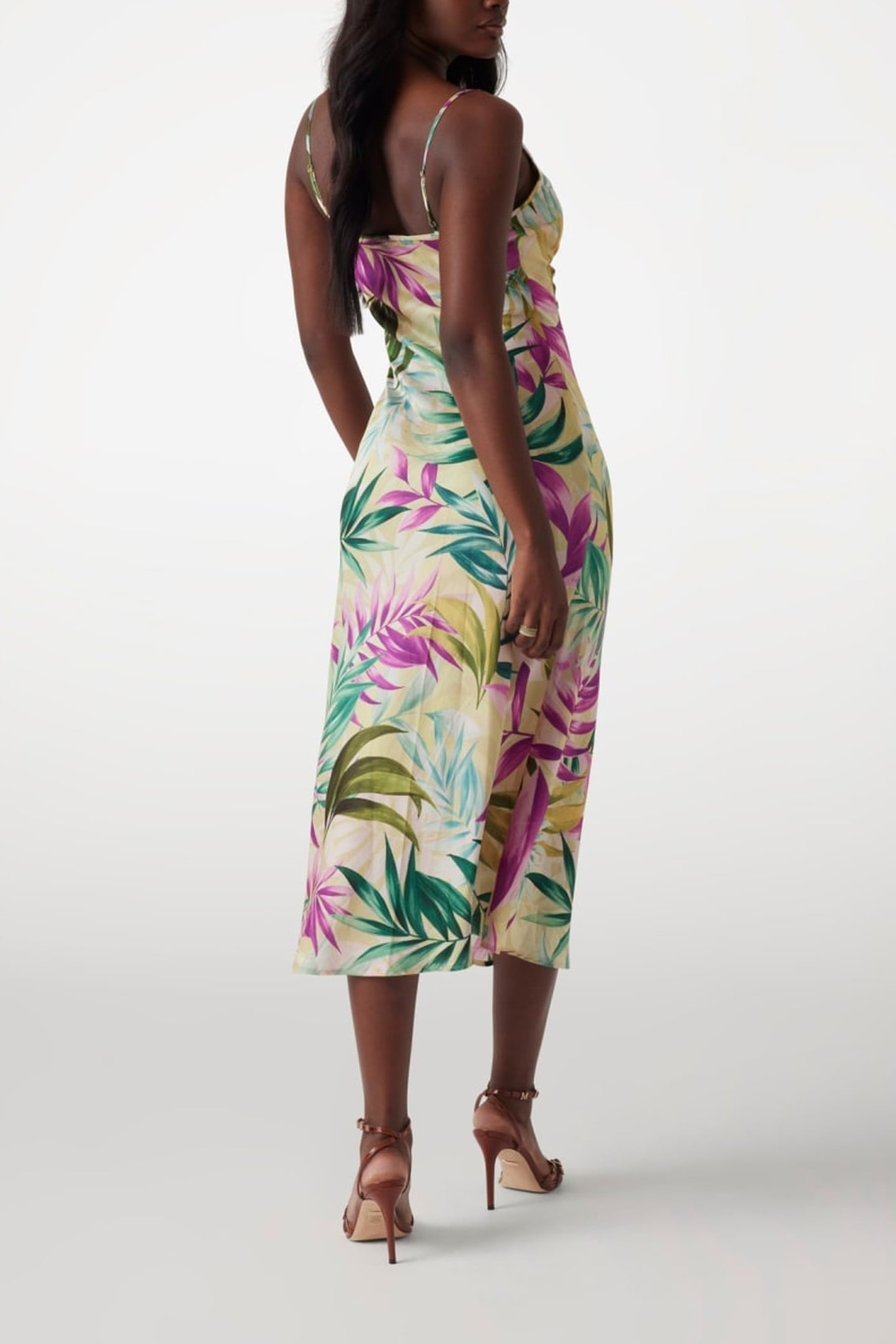 GUESS ECO NEW AKILINA DRESS TROPICAL ESCAPE PRIN 2