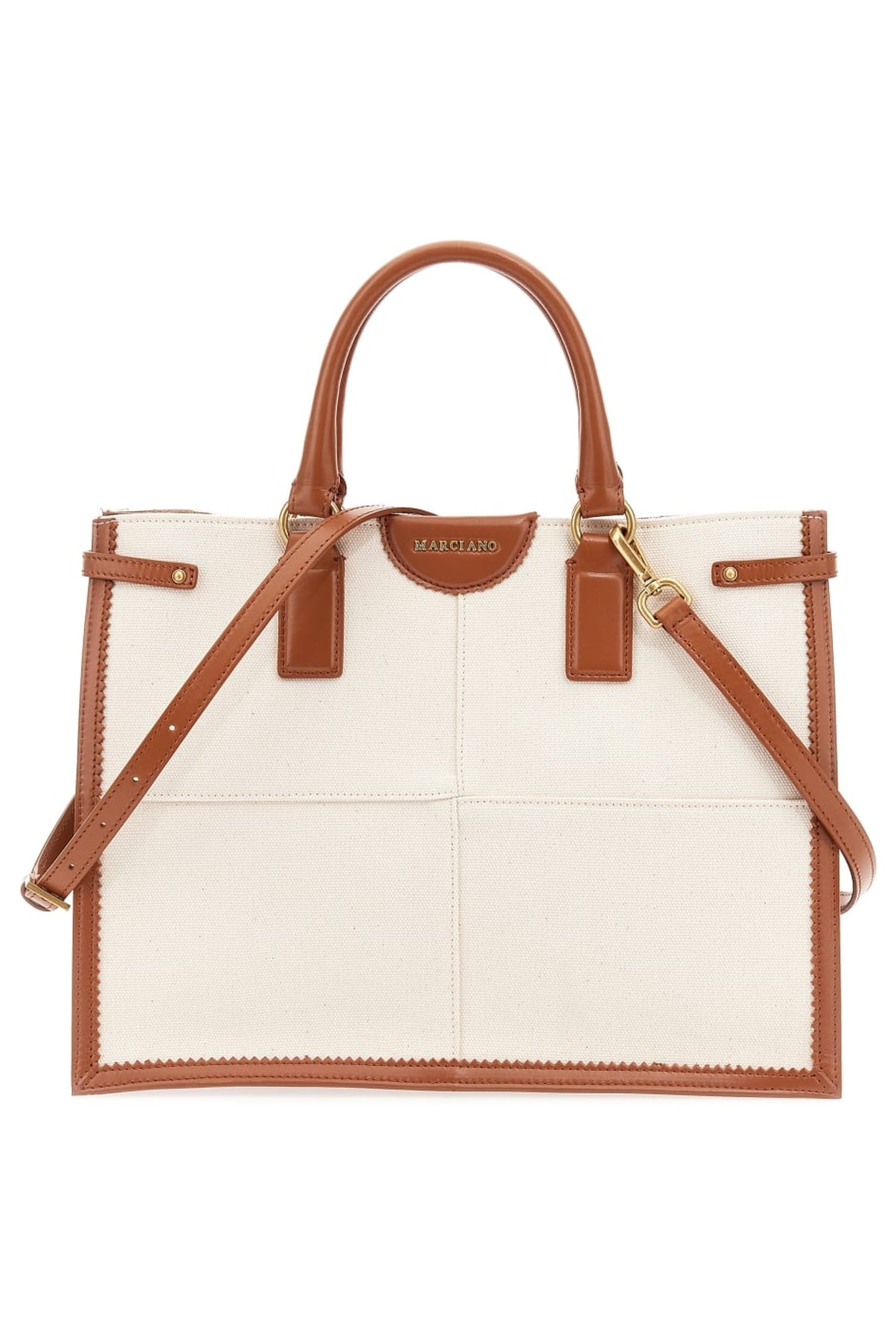 MARCIANO BY GUESS STILLA LARGE TOTE NATURAL 7