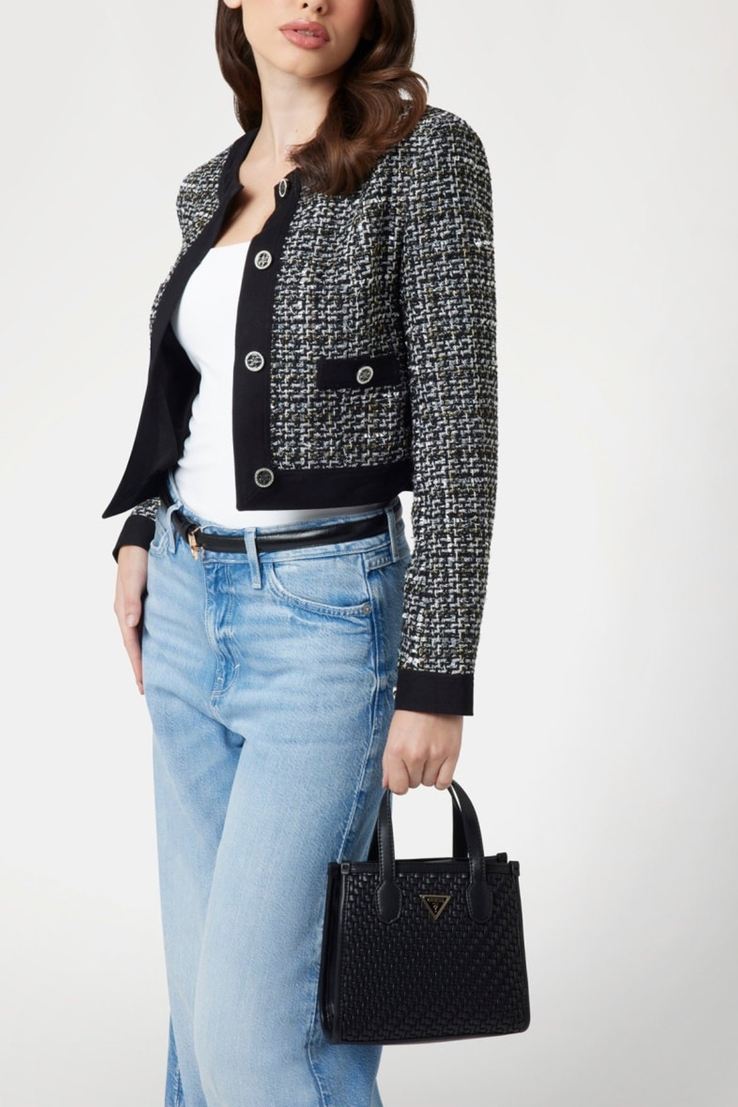 MARCIANO BY GUESS SILVANA 2 COMP TOTE BLACK 1