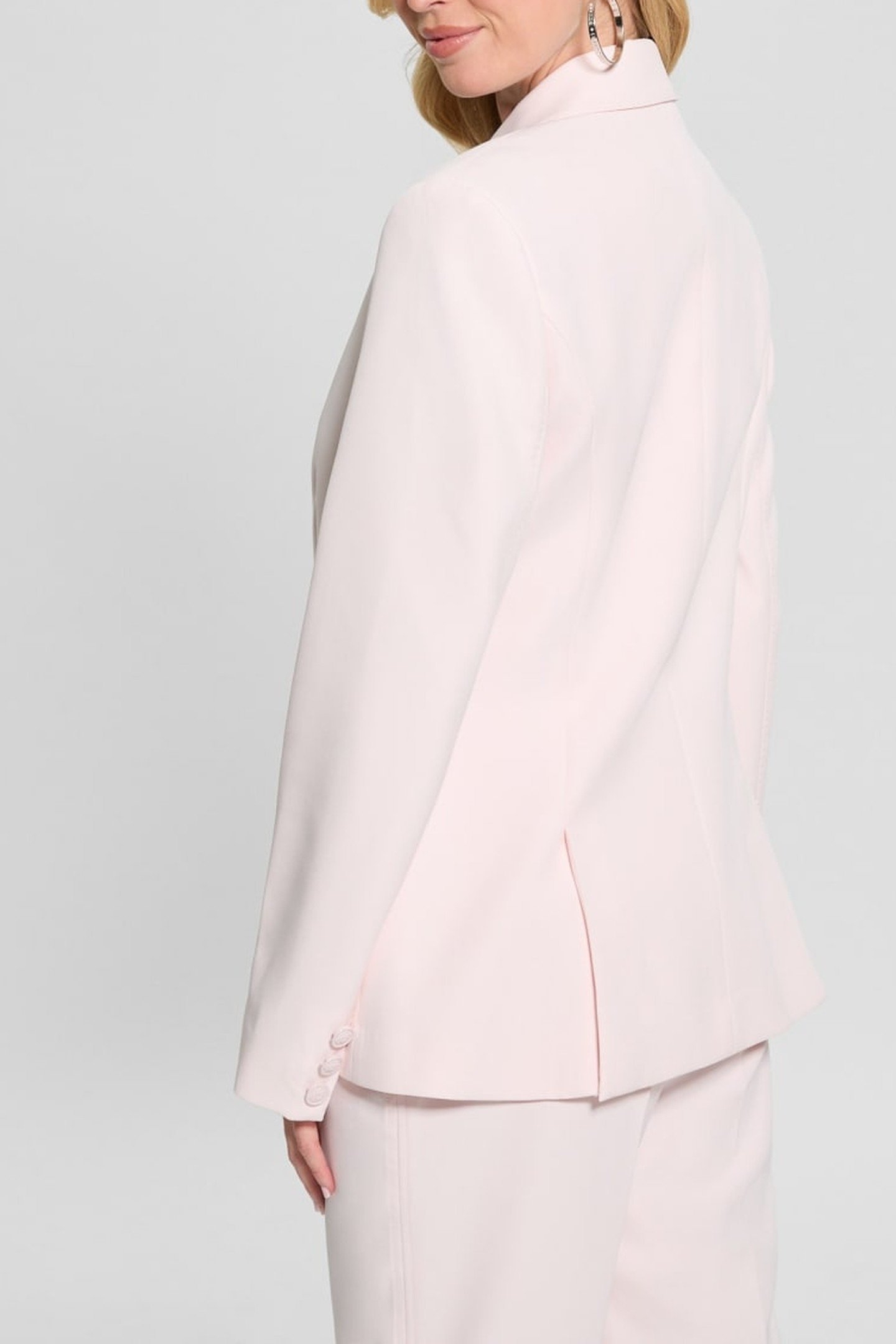 GUESS ECO SOLENE FLUID BLAZER LOW KEY PINK 4