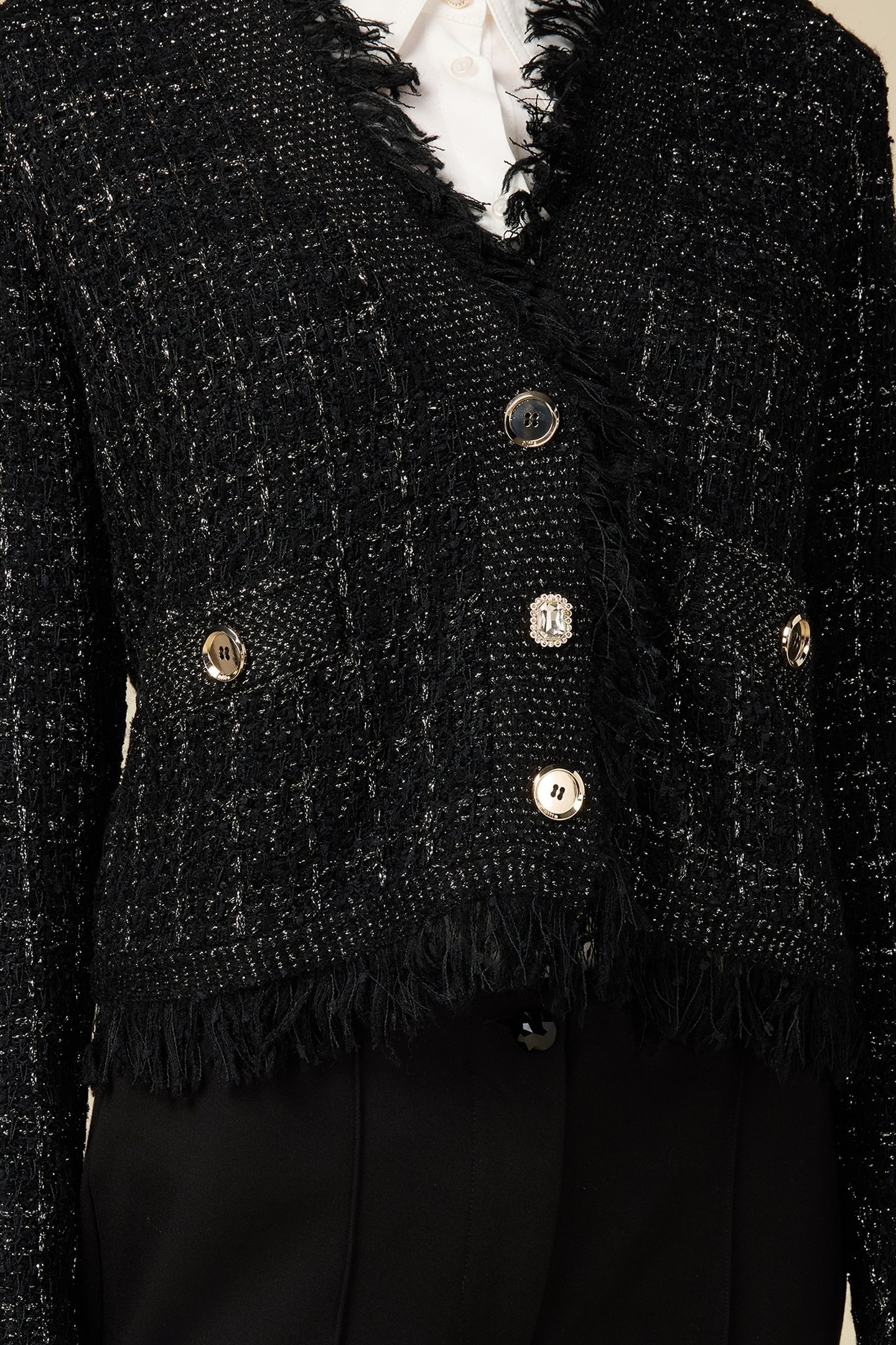 KNIT JACKET BLACK 4