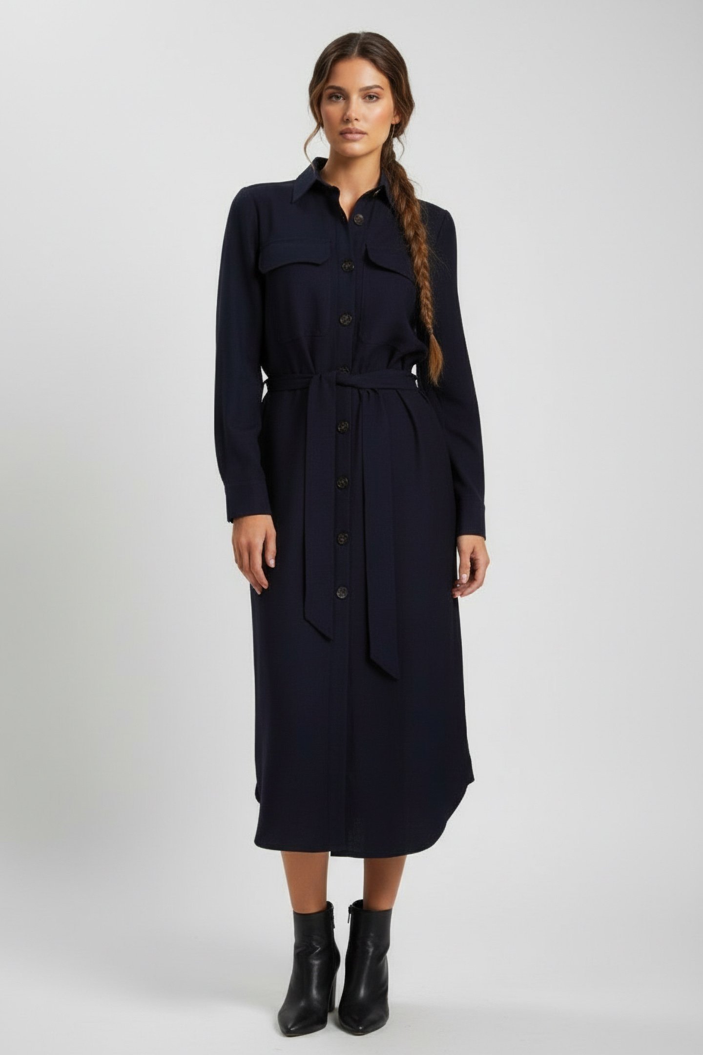 MONTALF DRESS MIDNIGHT NAVY 1