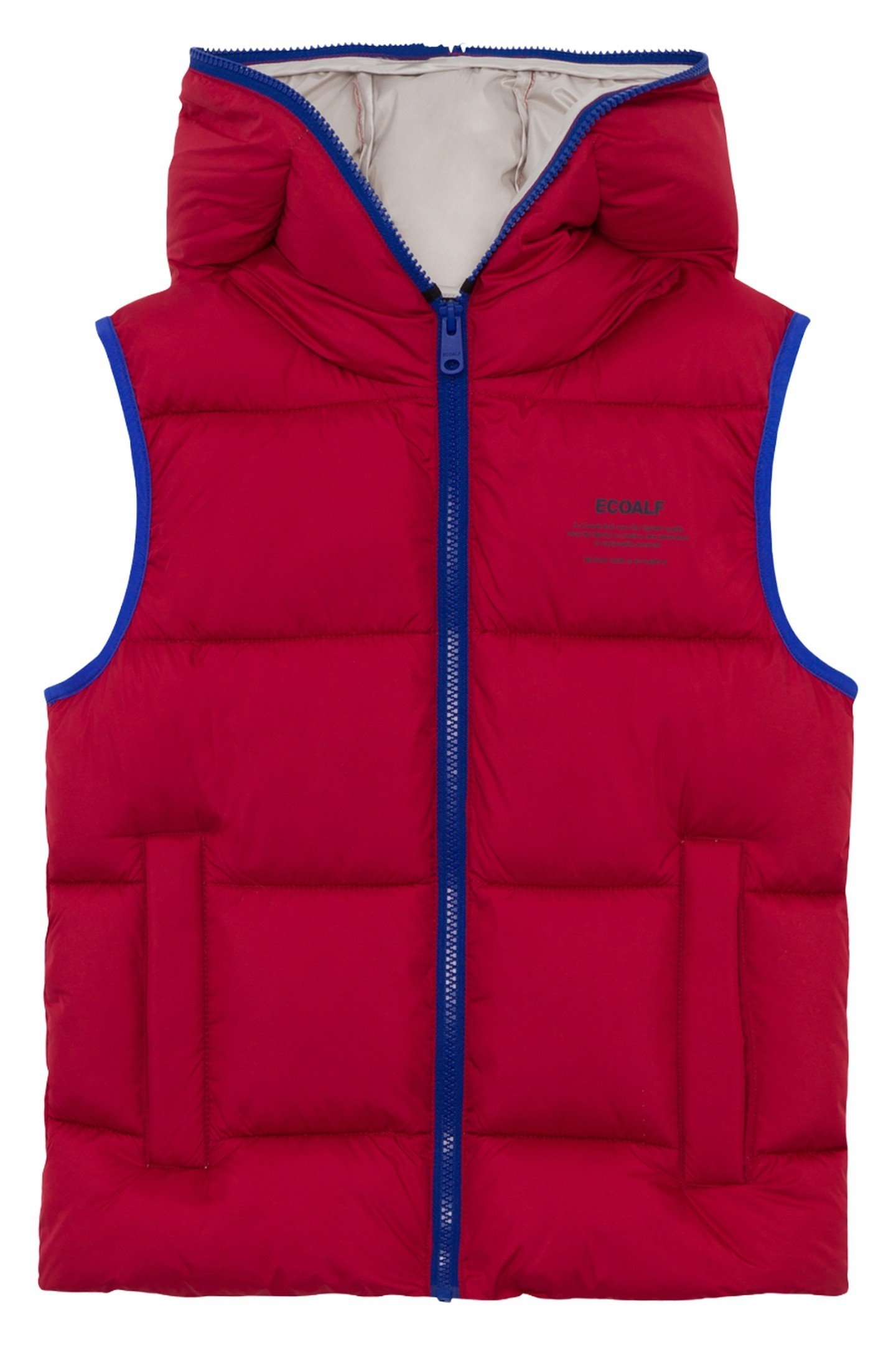 BOYS ZIPPYALF VEST RED 4