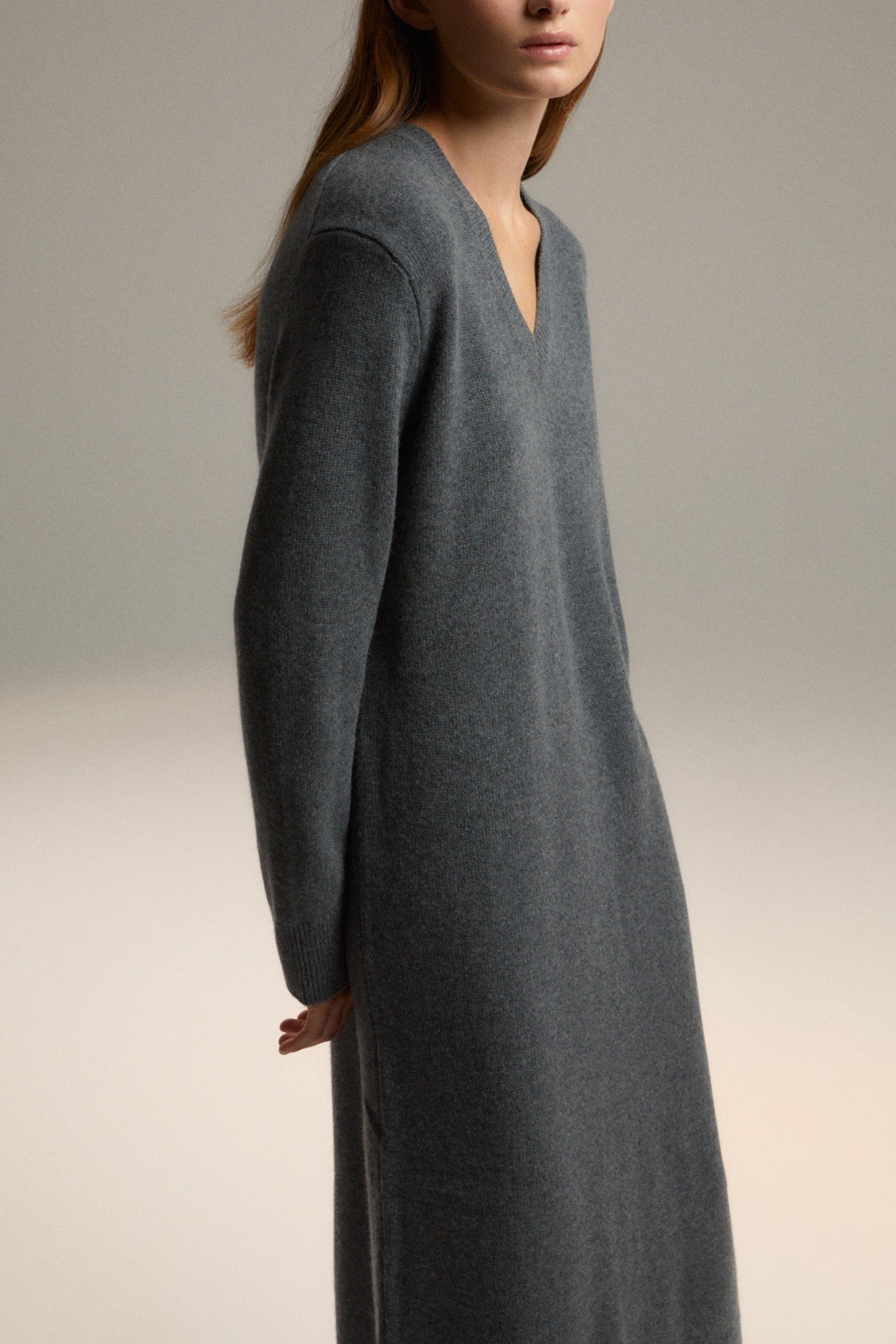 CLOSAALF KNIT DARK GREY MELANGE 1