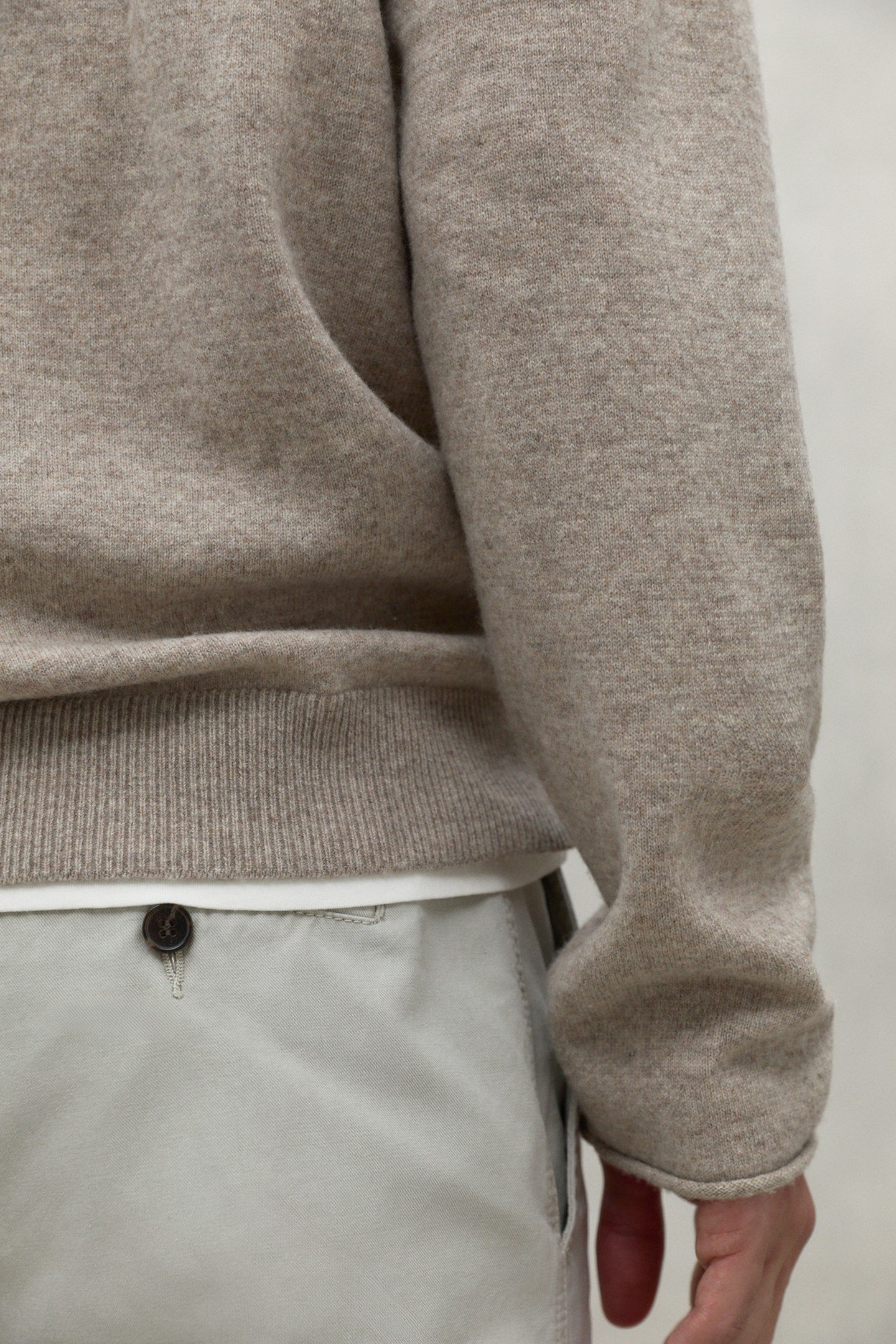 YULANALF KNIT DARK SAND MELANGE 6