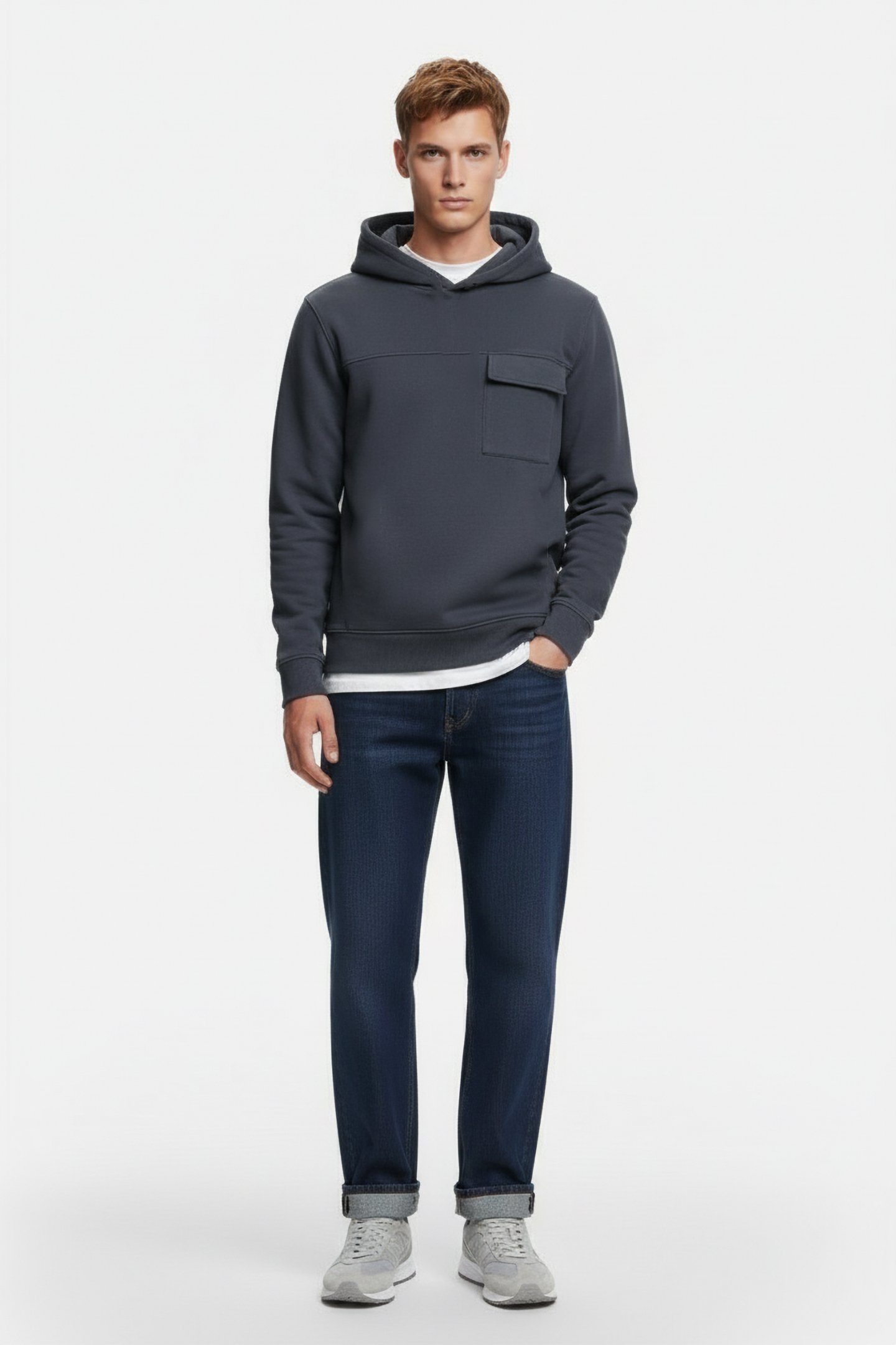 BRISTOLALF SWEATSHIRT STEEL BLUE 1