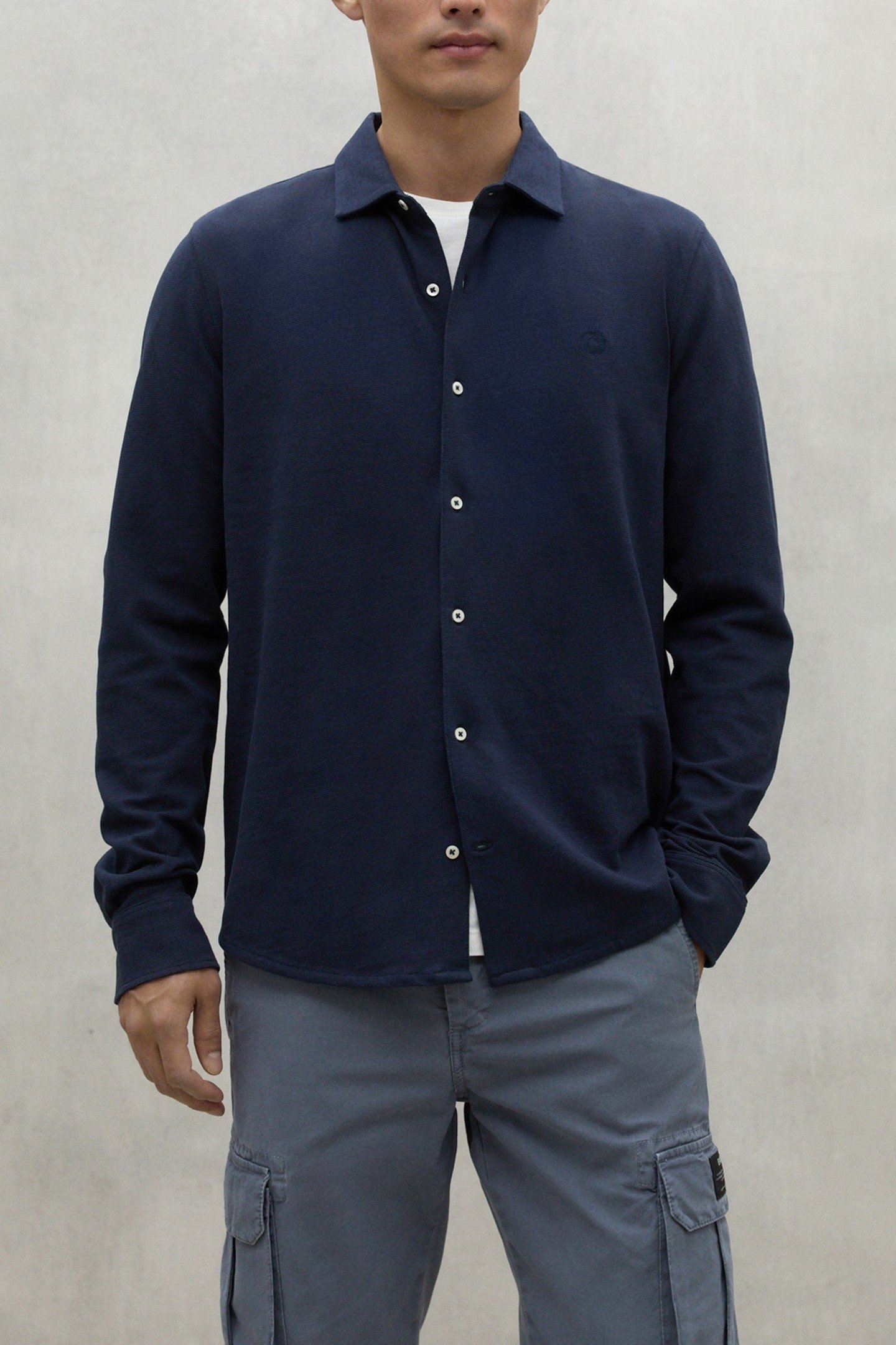 OSCARALF SHIRT DEEP NAVY 2