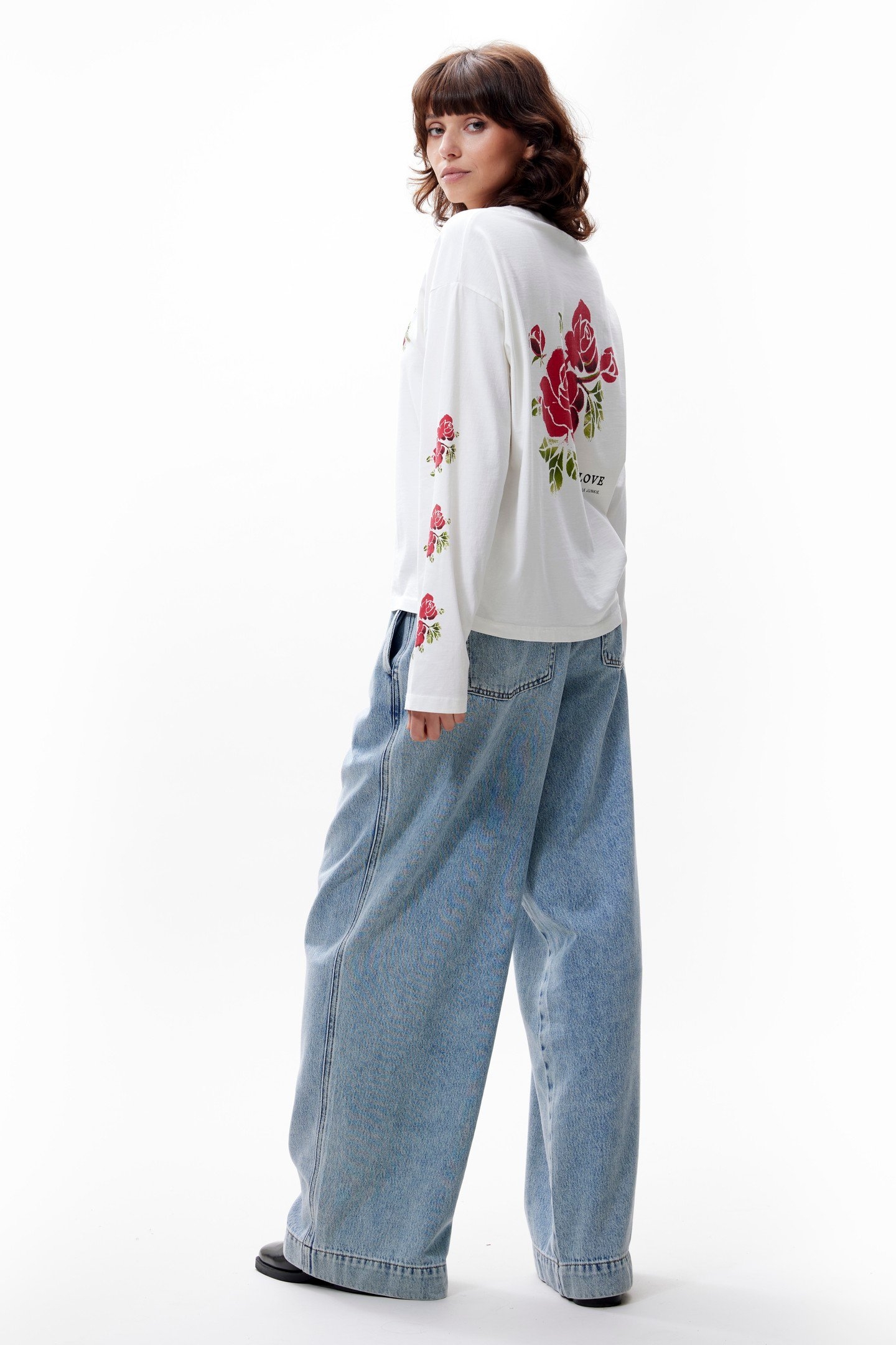 LOOSE FIT GRAPHIC LONG SLEEVE OFF WHITE 2