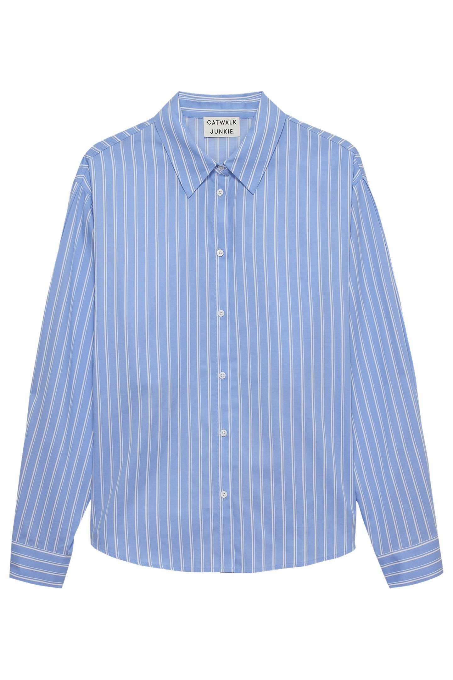 BLOUSE WITH OPEN BACK CORNFLOWER BLUE 4