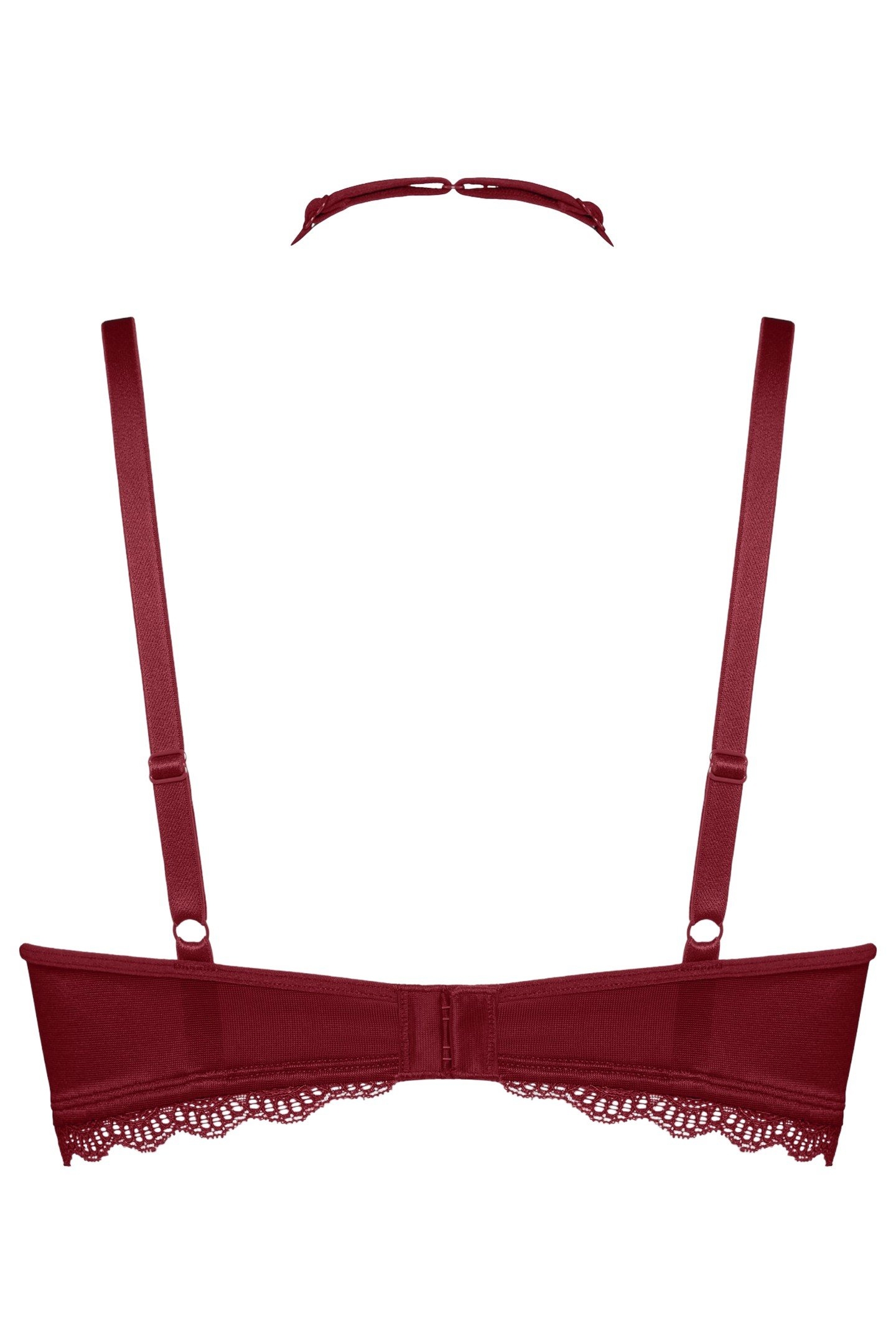 CARITA BRA BALCONY WIRED UNPADDED RED 3
