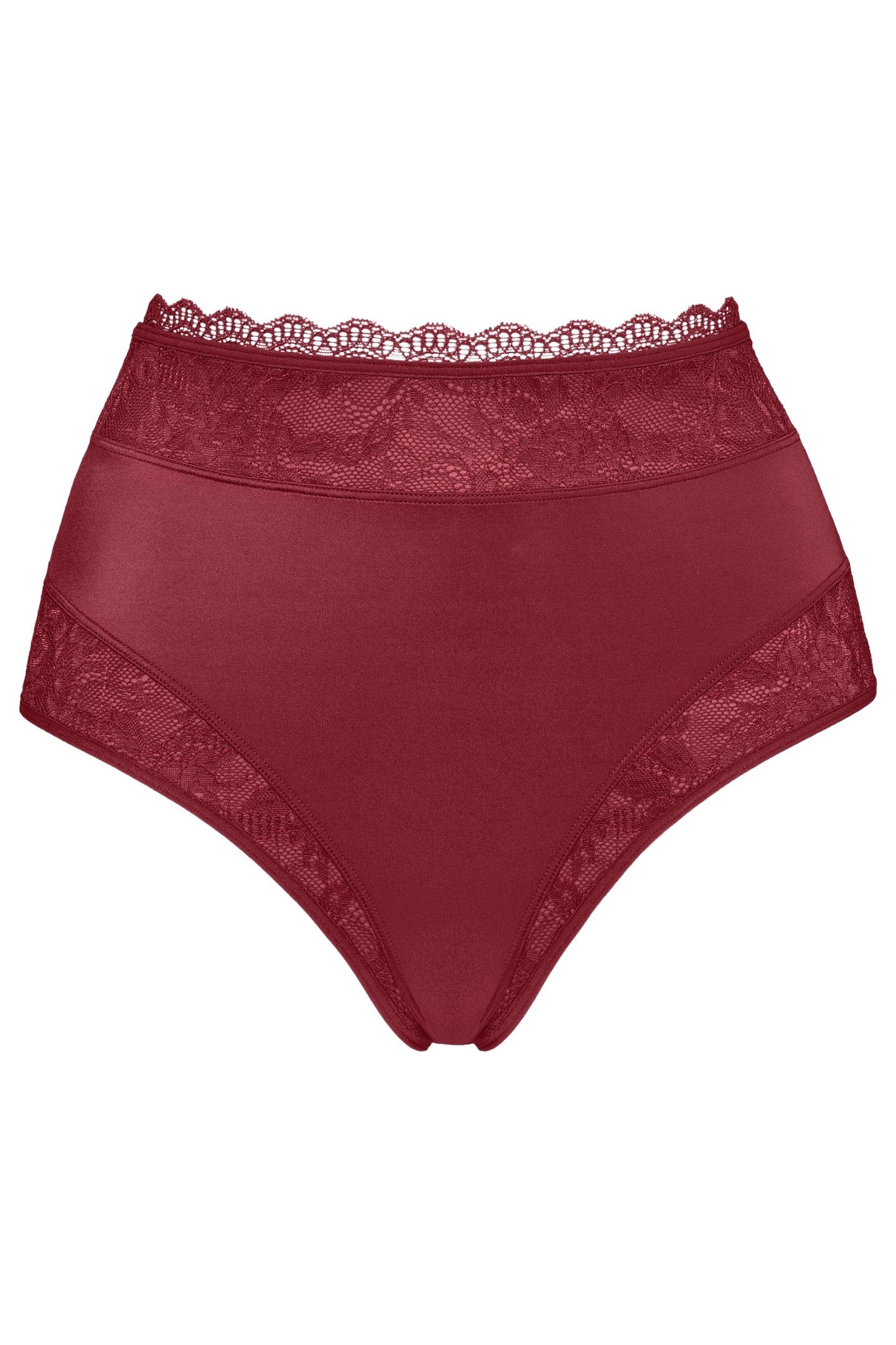 CARITA BOTTOM BRIEFS HIGH WAIST RED 5