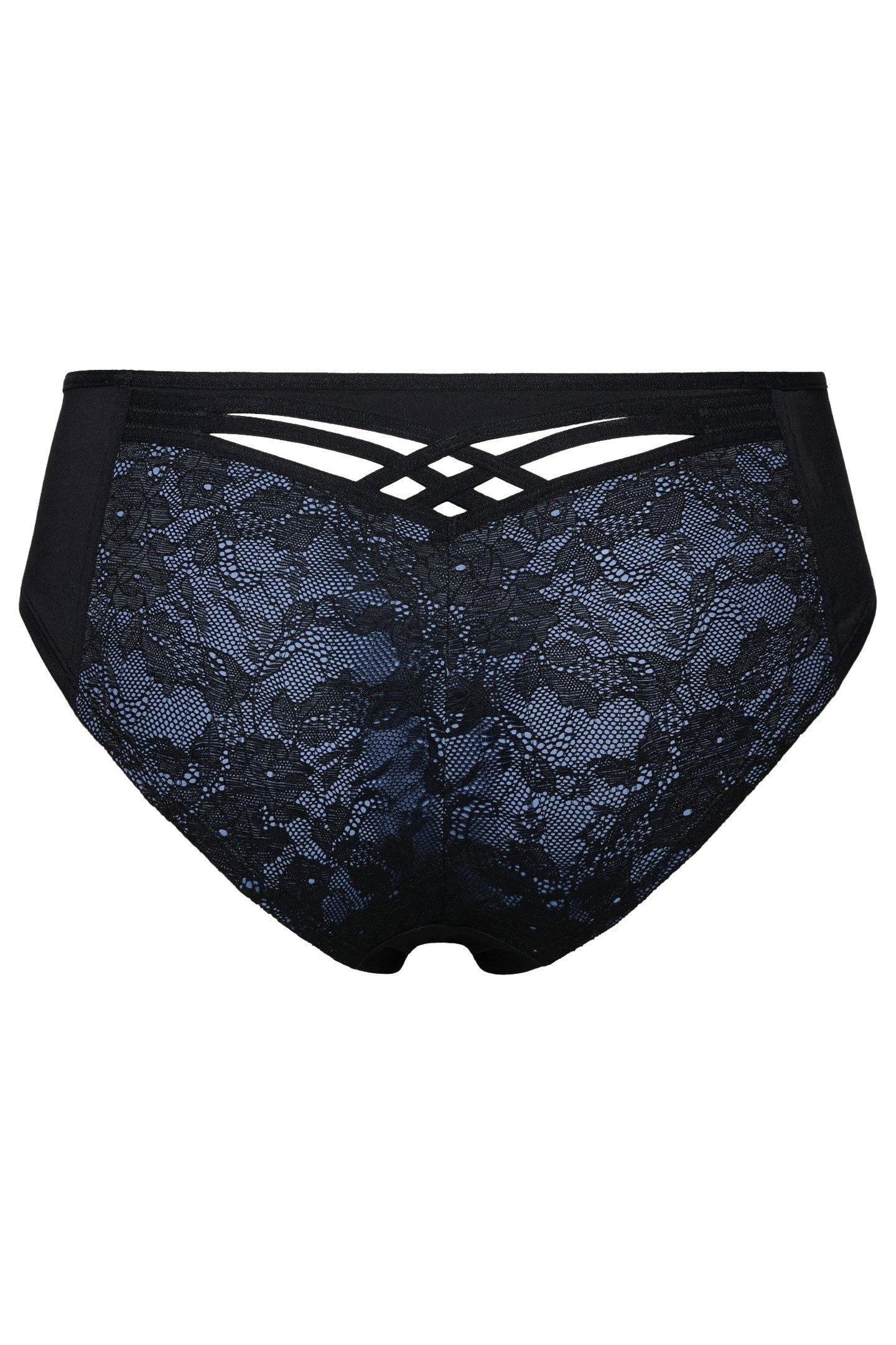 DAME DE PARIS BOTTOM BRAZILIAN BRIEFS 8 CM BLACK 3