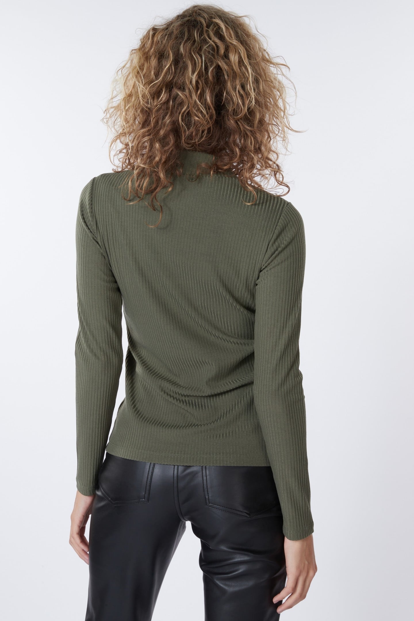 TOP SMALL RIB LEAF GREEN 3