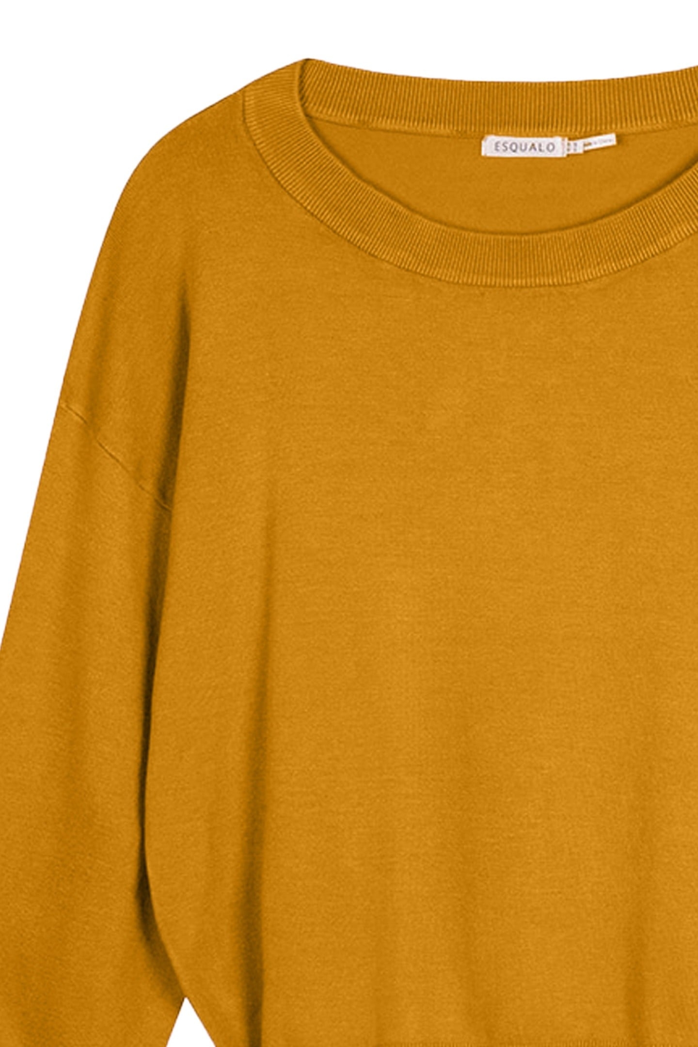 SWEATER BASIC BOXY MUSTARD 3