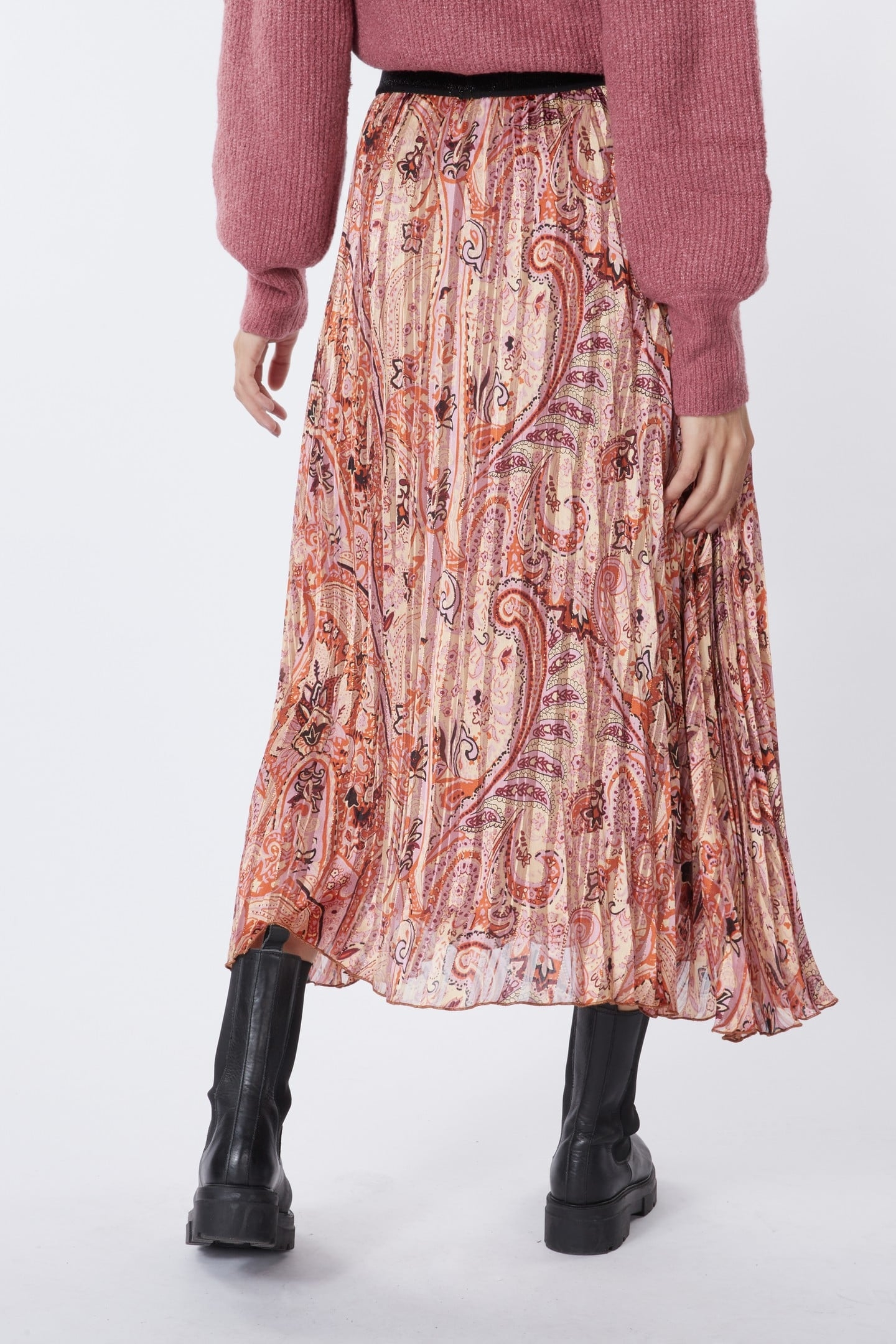 SKIRT PLISSE EXPRESSION PRINT PRINT 3