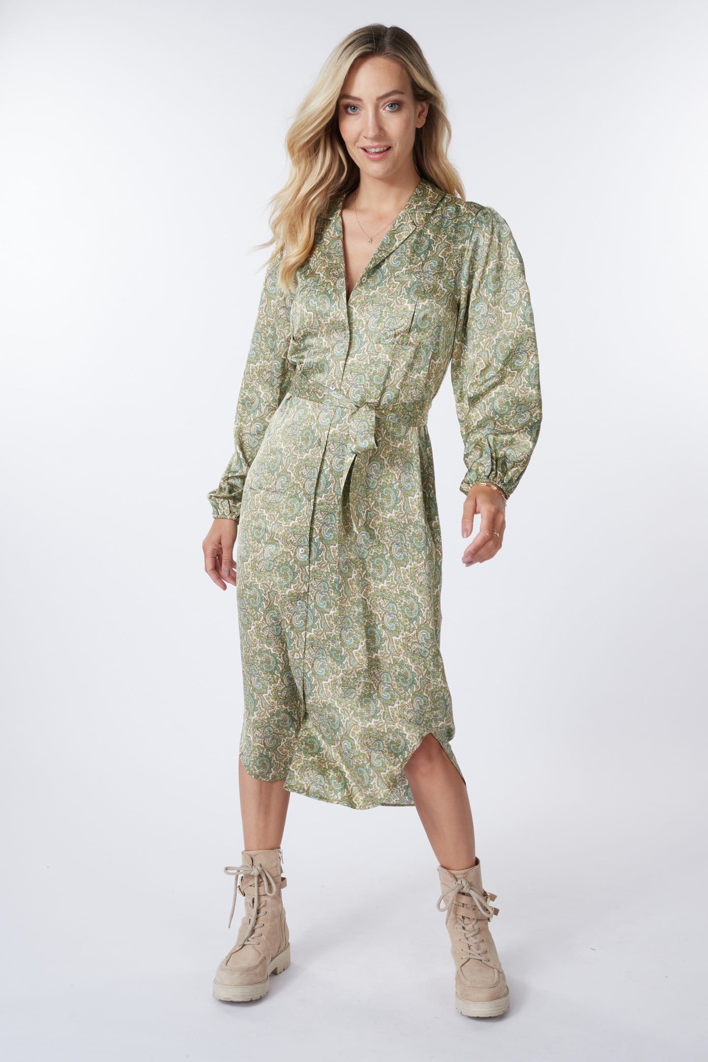 DRESS LONG HIDEAWAY PRINT PRINT 1