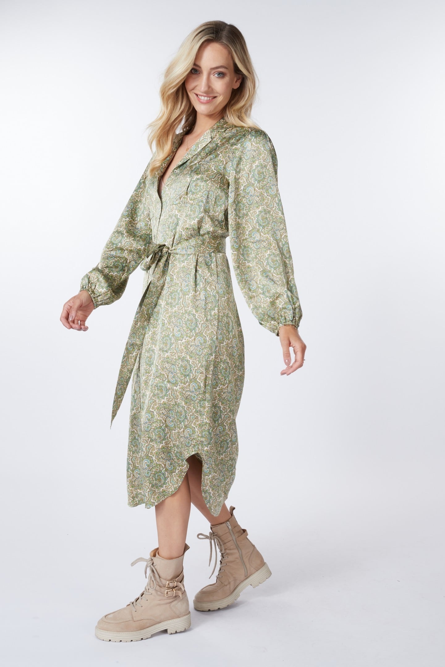 DRESS LONG HIDEAWAY PRINT PRINT 2