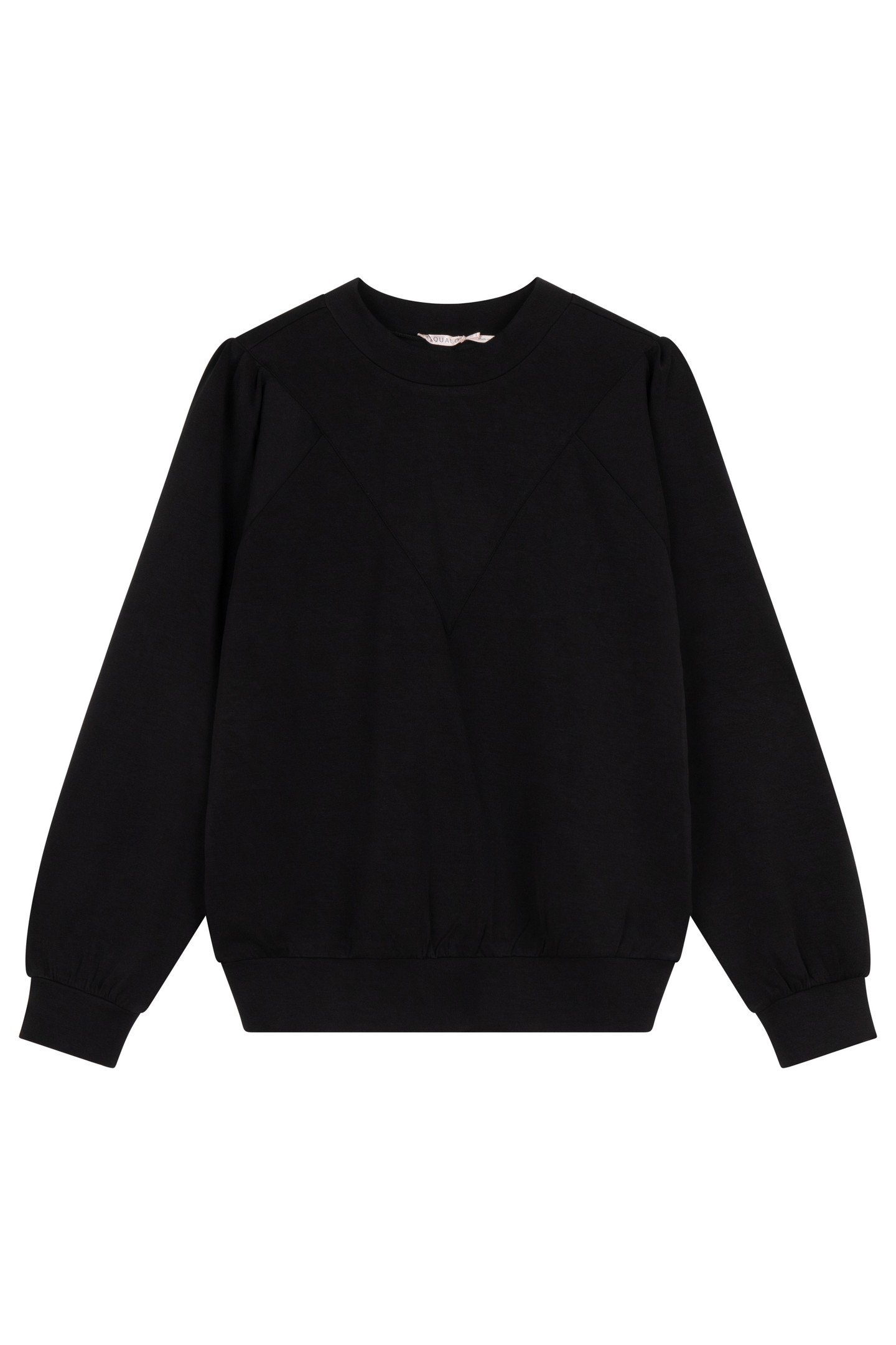 SWEATER GATHERING MODAL BLACK 5