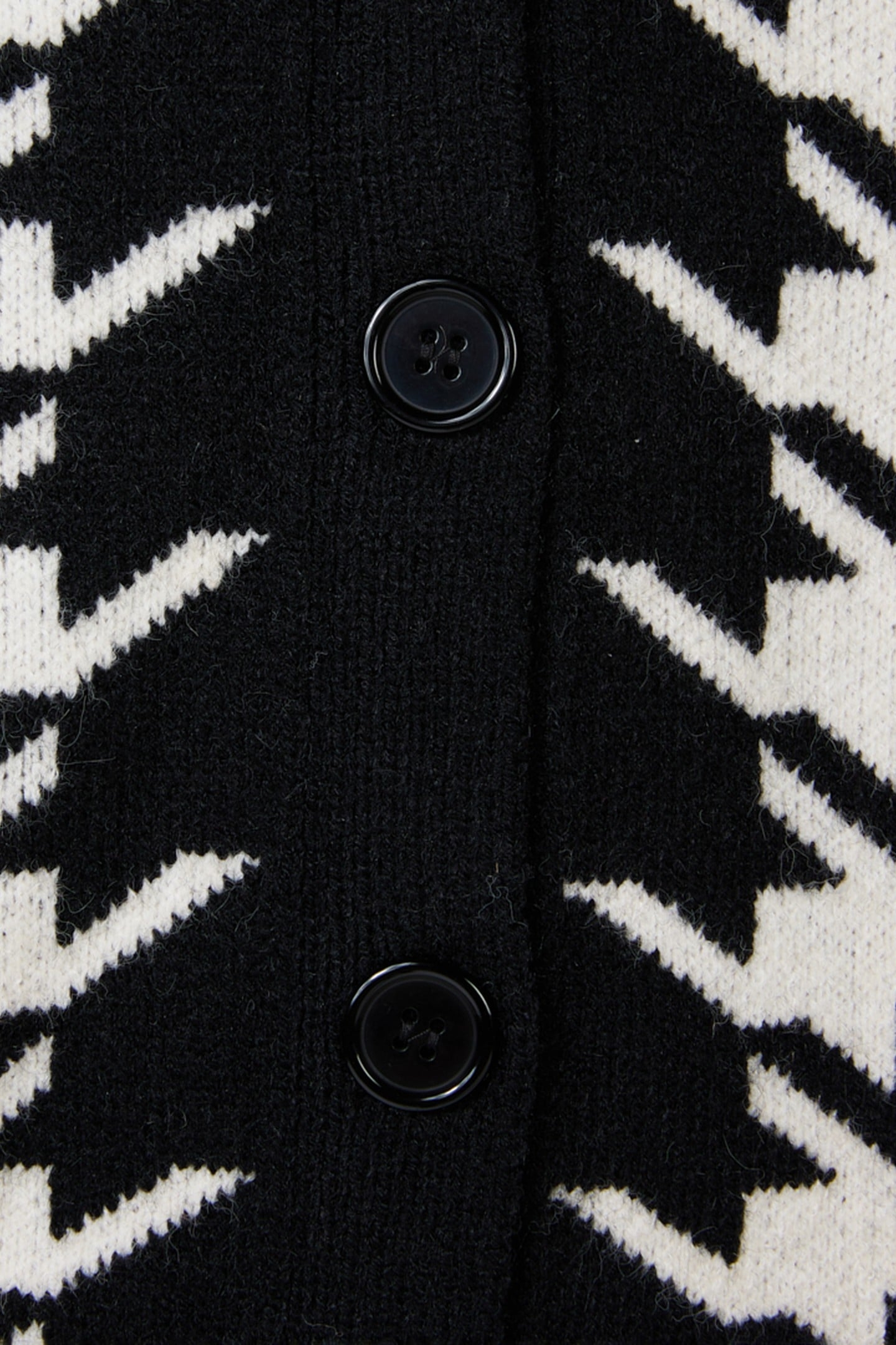 CARDIGAN HOUNDSTOOTH JACQUARD BLACK / OFF WHITE 8
