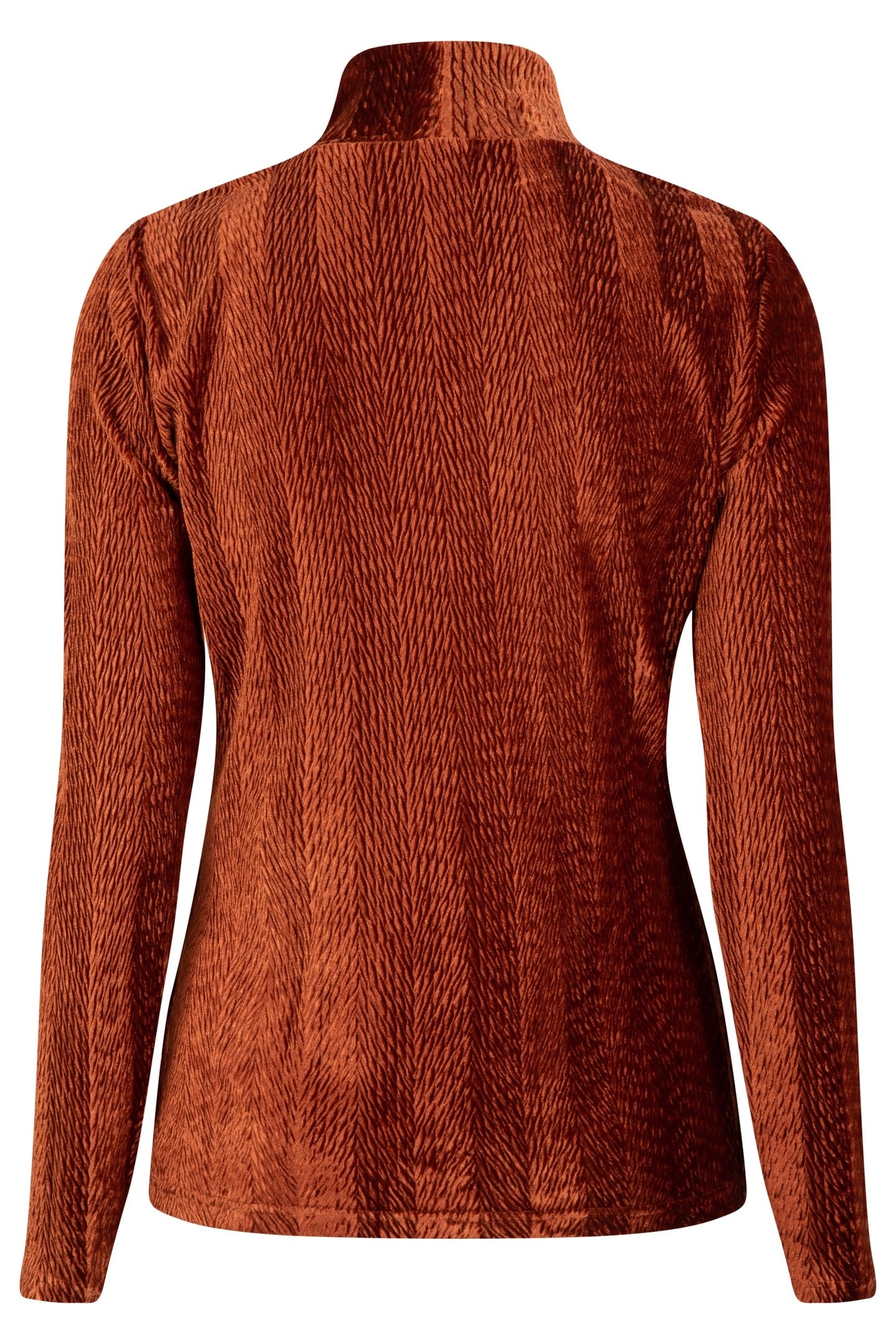 TOP CRINKLE WAVE VELOURS ORANGE 2