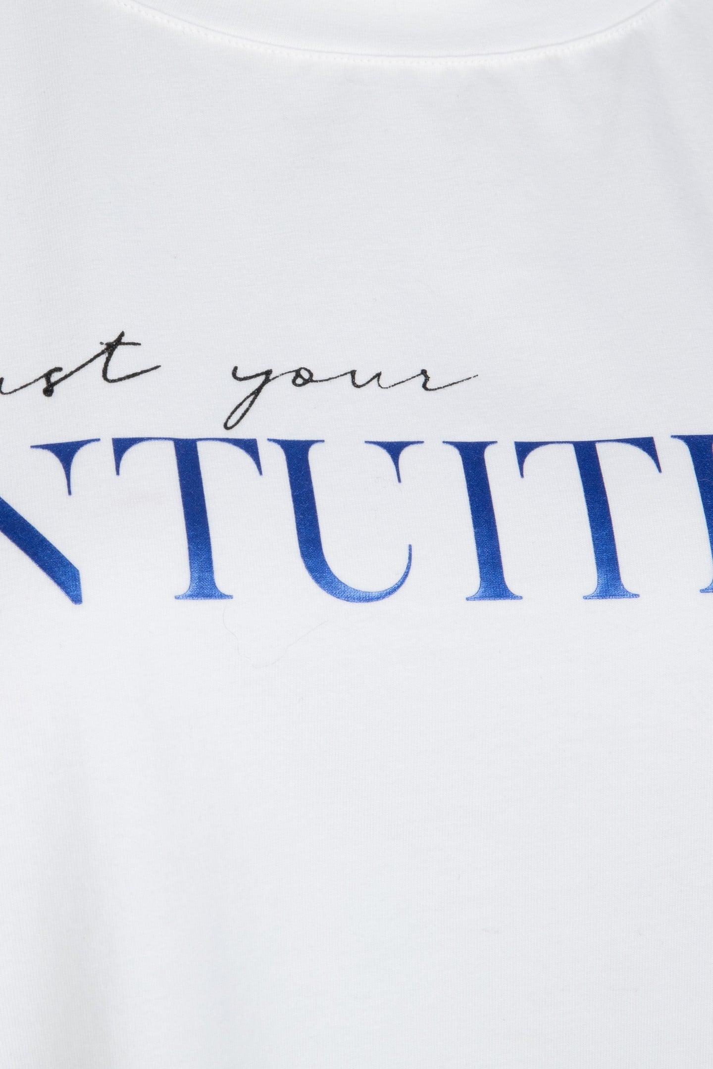T-SHIRT “INTUITION” OFF WHITE 6