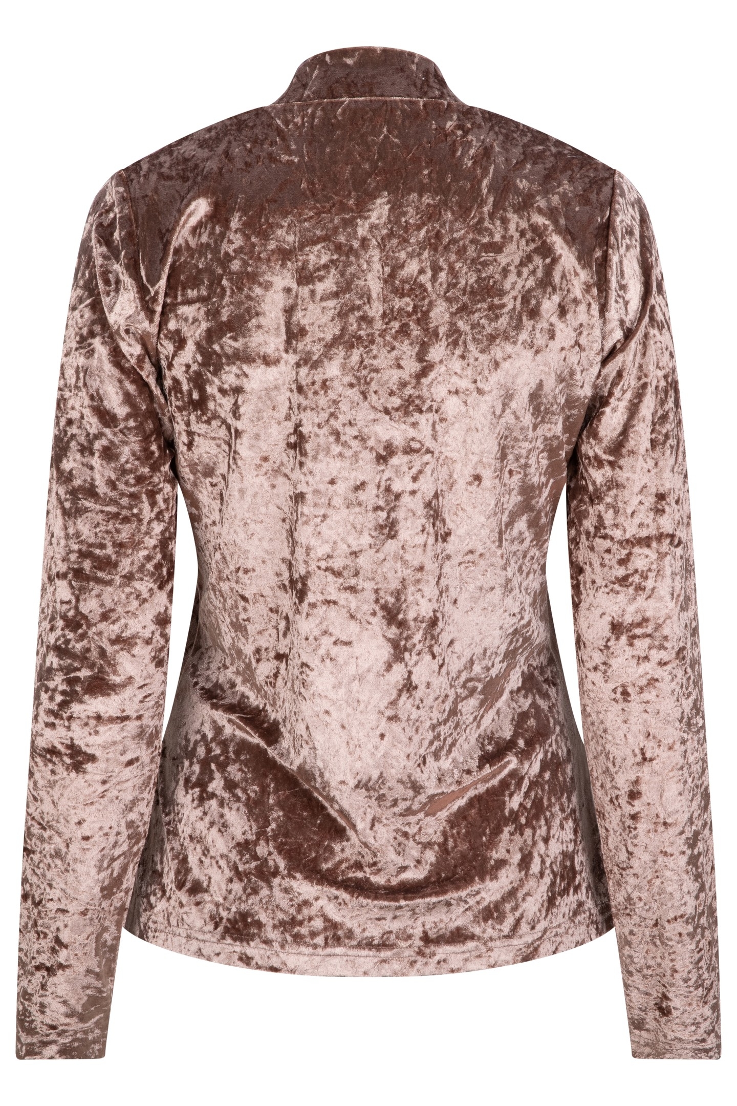 TOP VELOURS DE PANNE BROWN 2