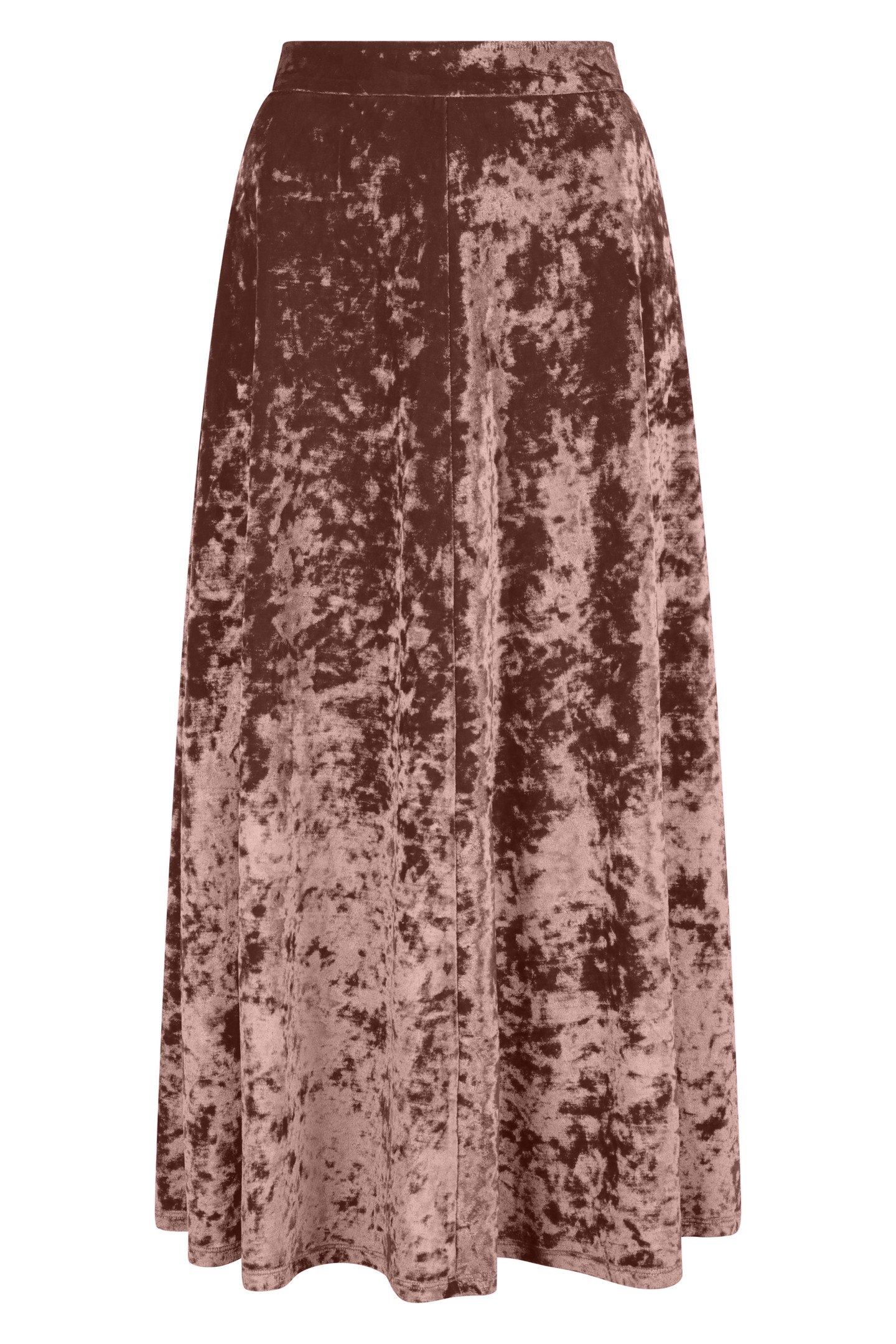 SKIRT VELOURS DE PANNE BROWN 1