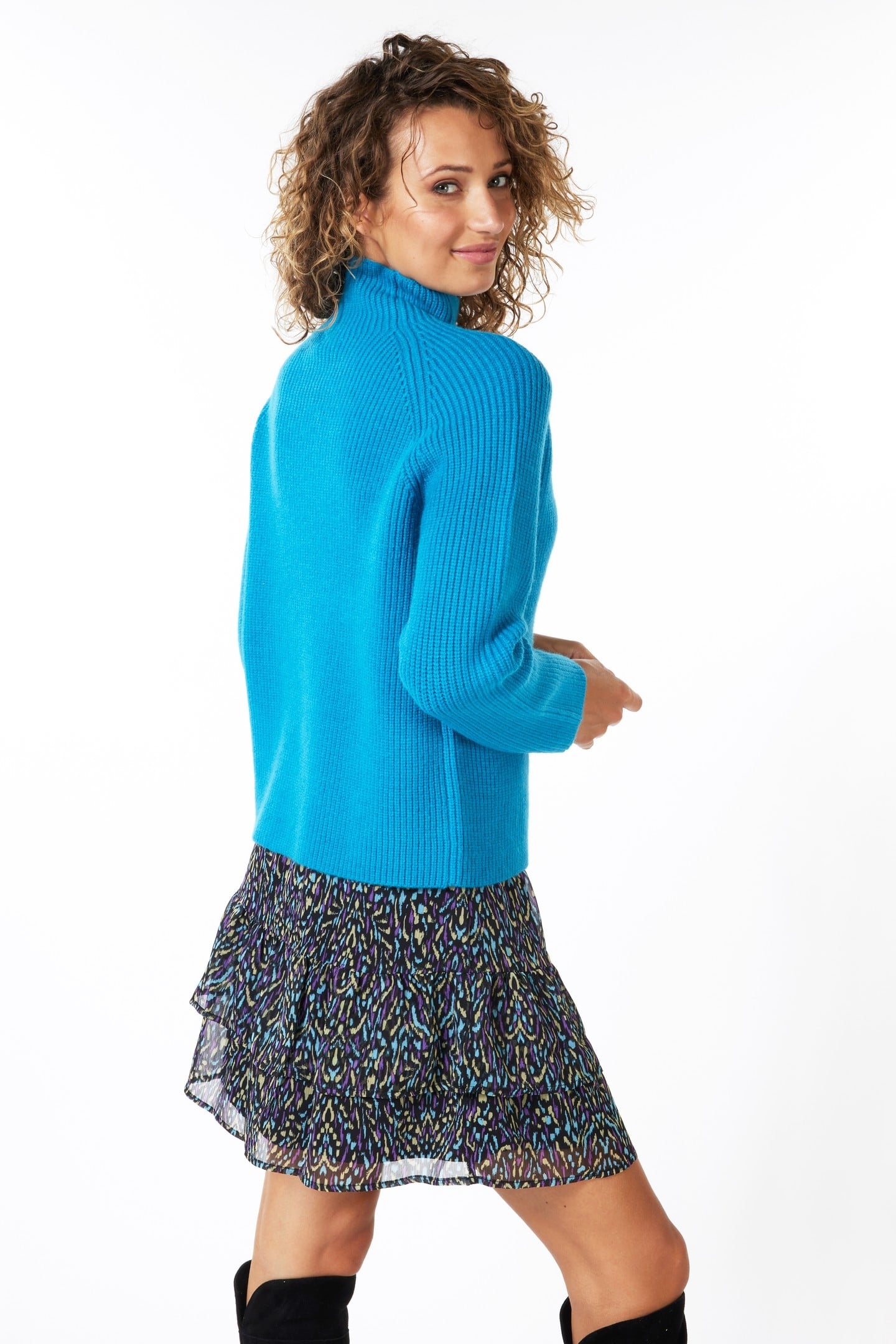 SWEATER RAGLAN SNAP BUTTON PETROL 4