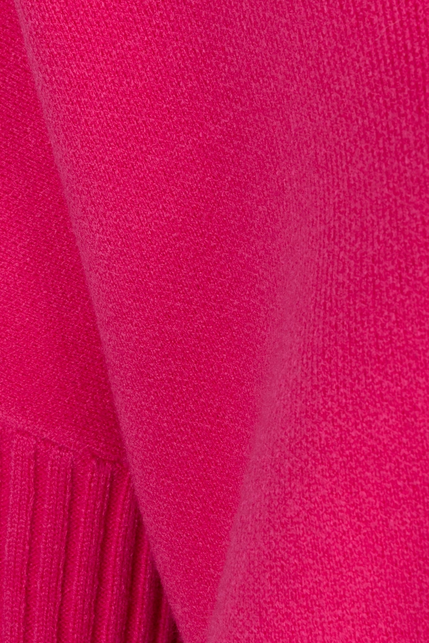 SWEATER COL FRINGES FUCHSIA 7