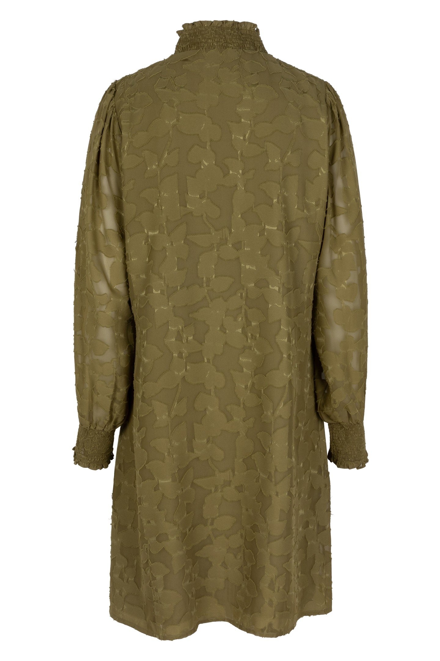 DRESS SMOCK JACQUARD OLIVE 5