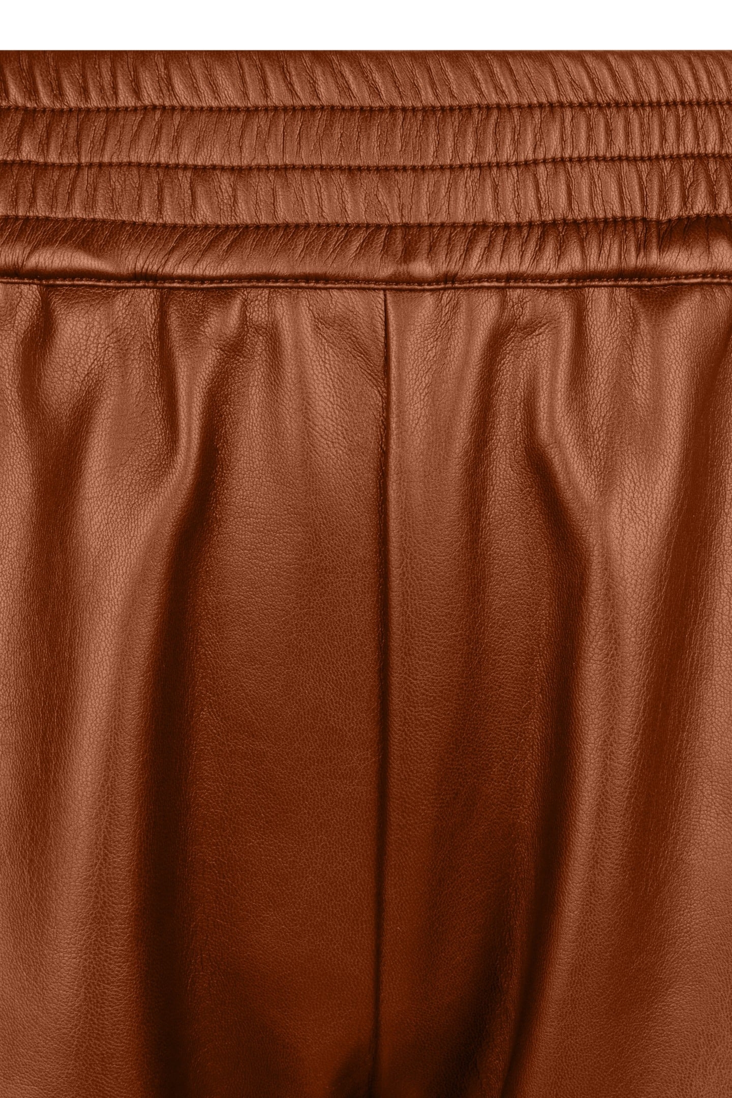 TROUSERS JOGGER PU BROWN 3