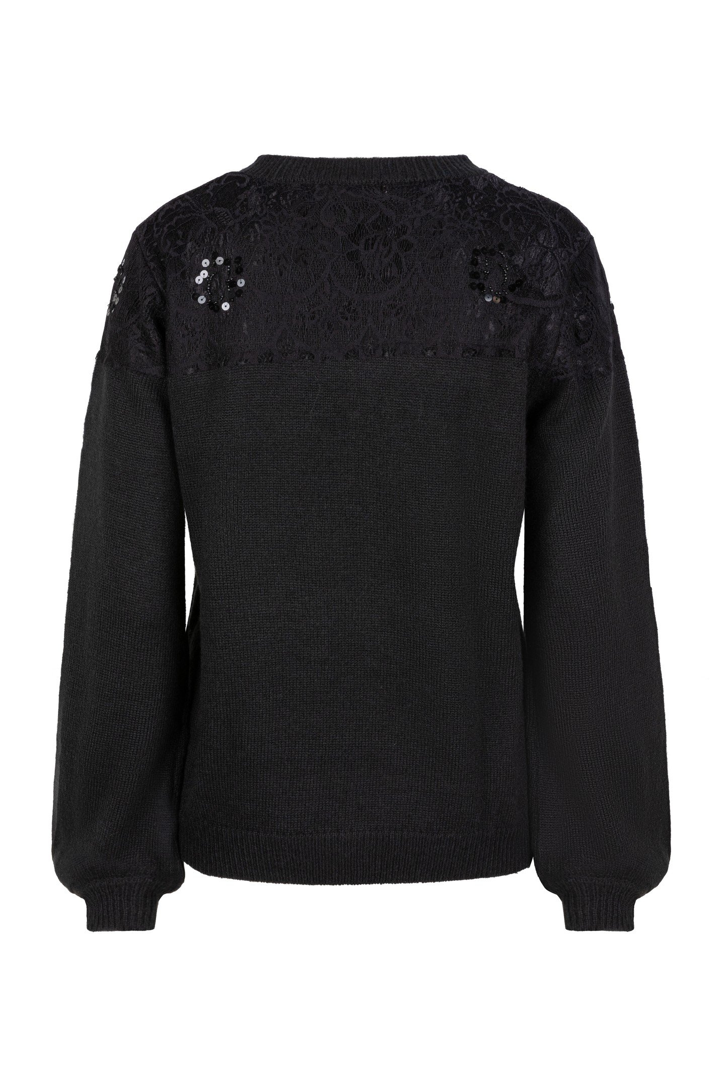 SWEATER KNIT LACE BLACK 2