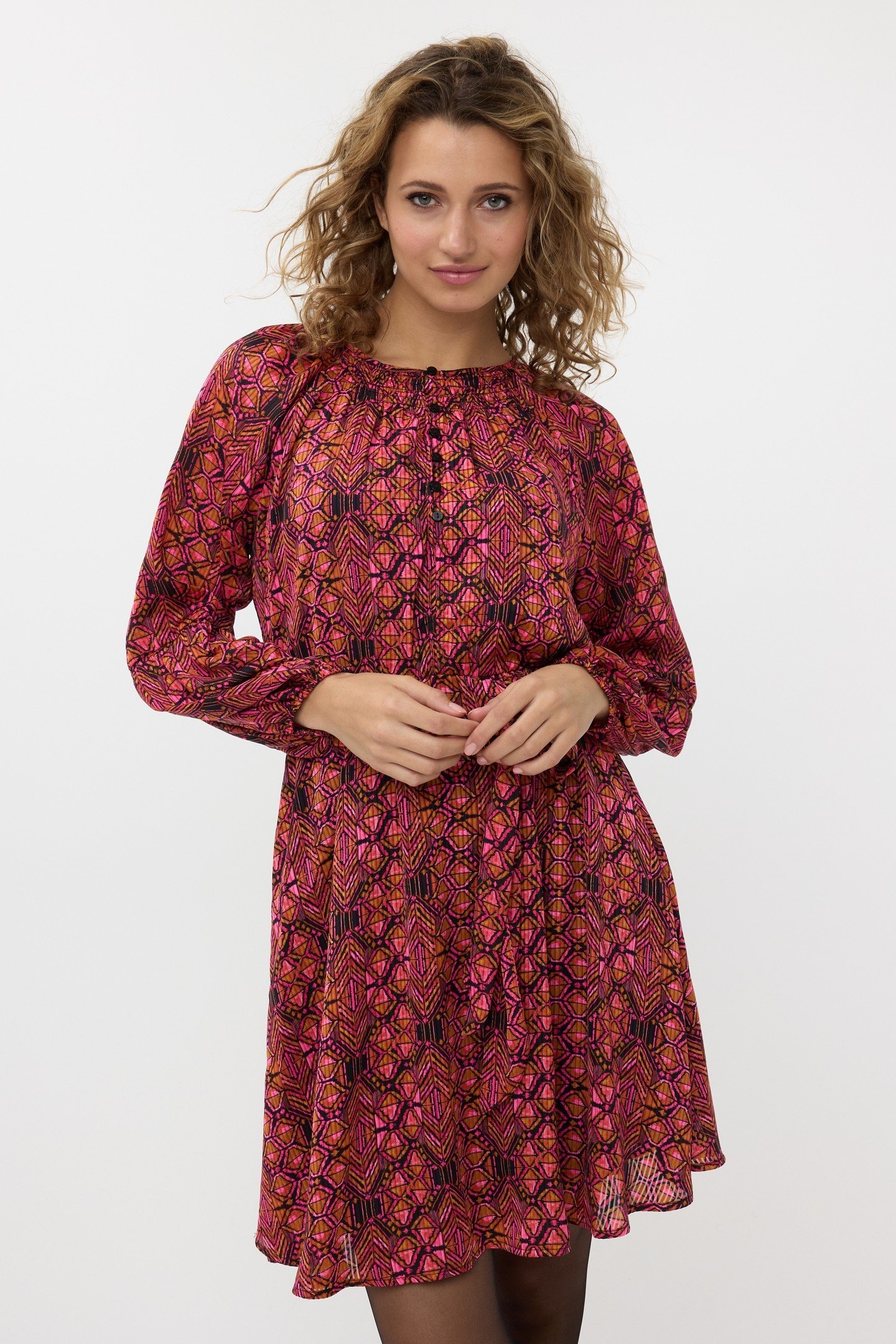 DRESS FANCY SLVE SENSATION PRINT 2