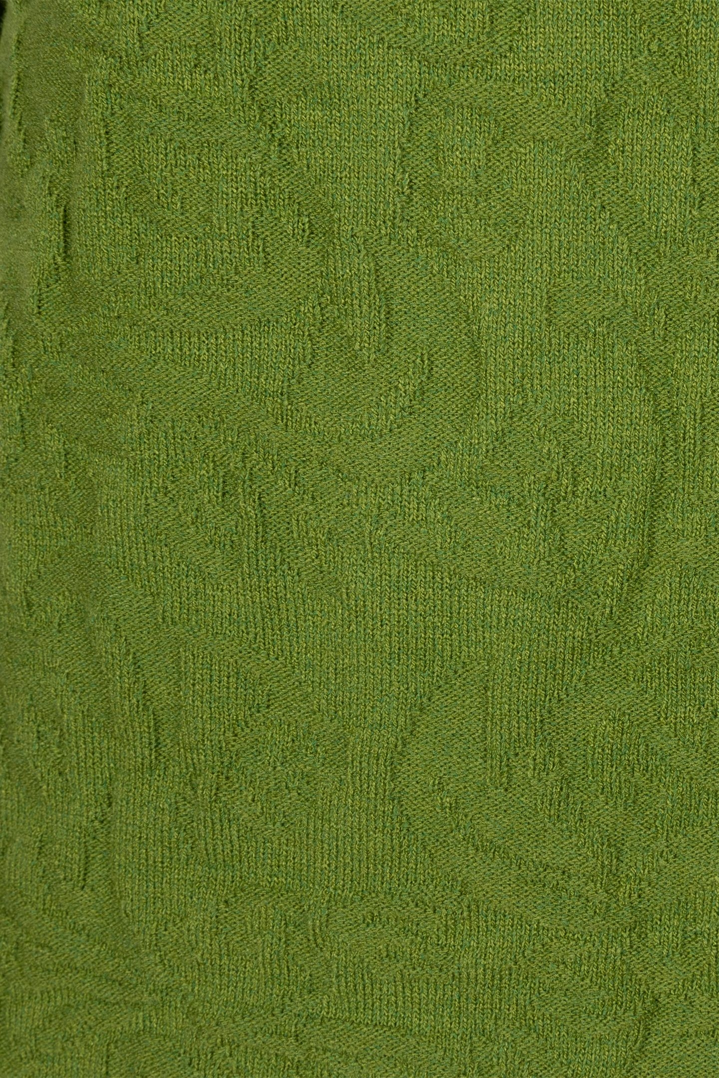 SWEATER SOLID JACQUARD FOREST GREEN 7