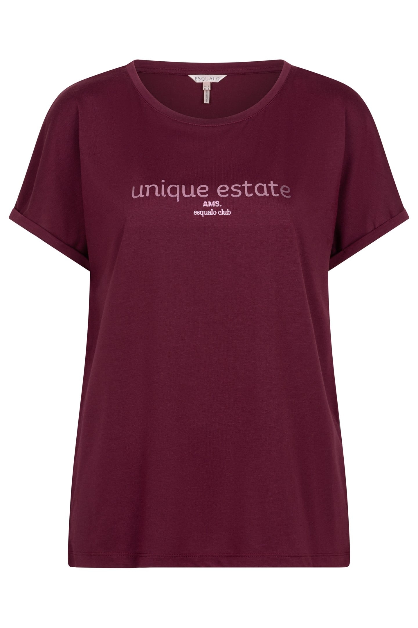 T-SHIRT "ESTATE" MODAL WINE RED 4