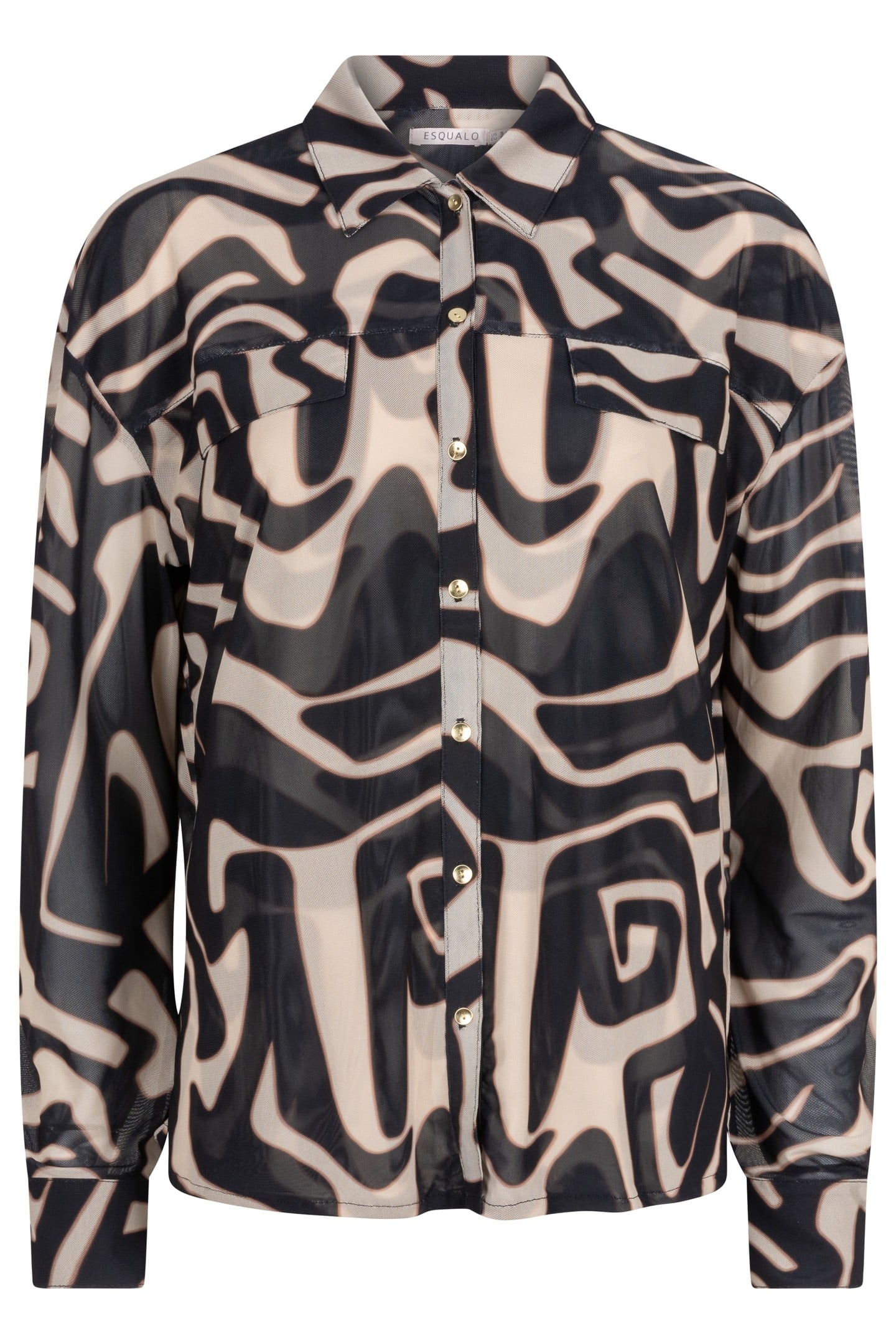 BLOUSE MESH HARMONY PRINT 4