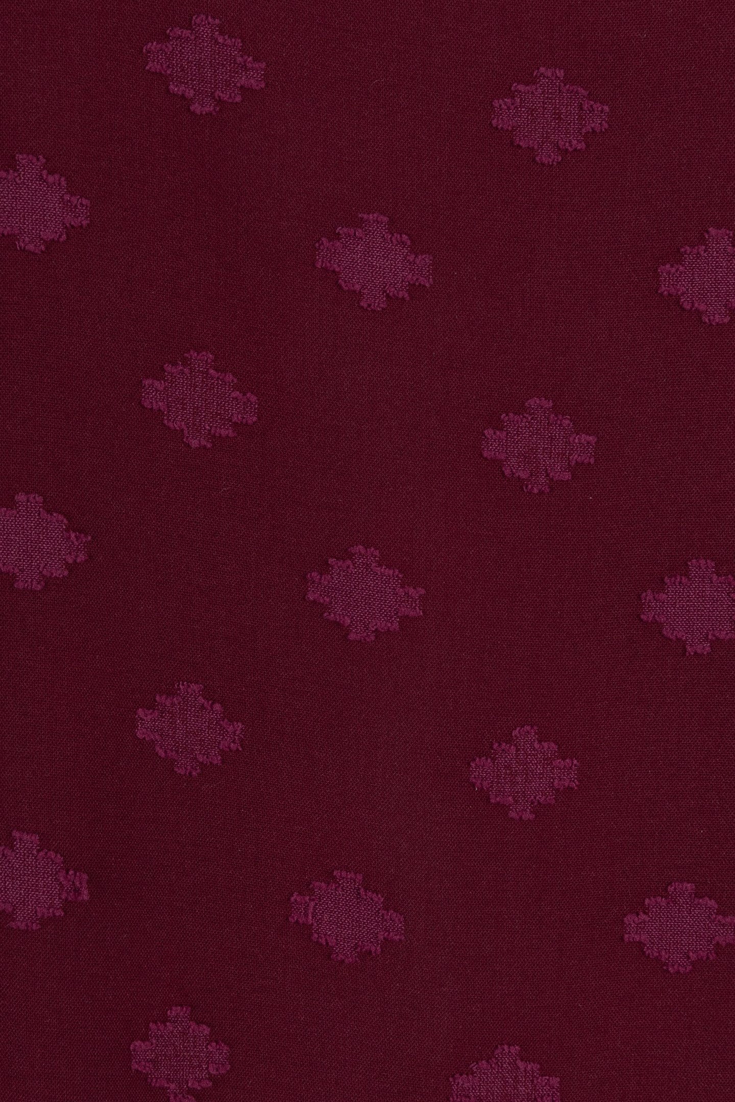 BLOUSE HIGH COLLAR PLUMETIS WINE RED 6