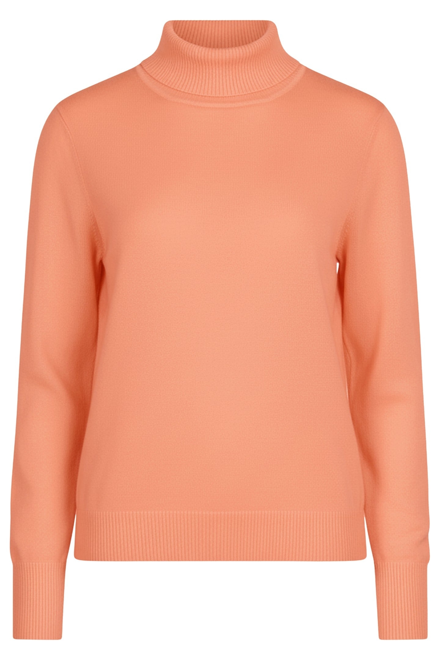 SWEATER COL BASIC KNIT AMBER GLOW 1