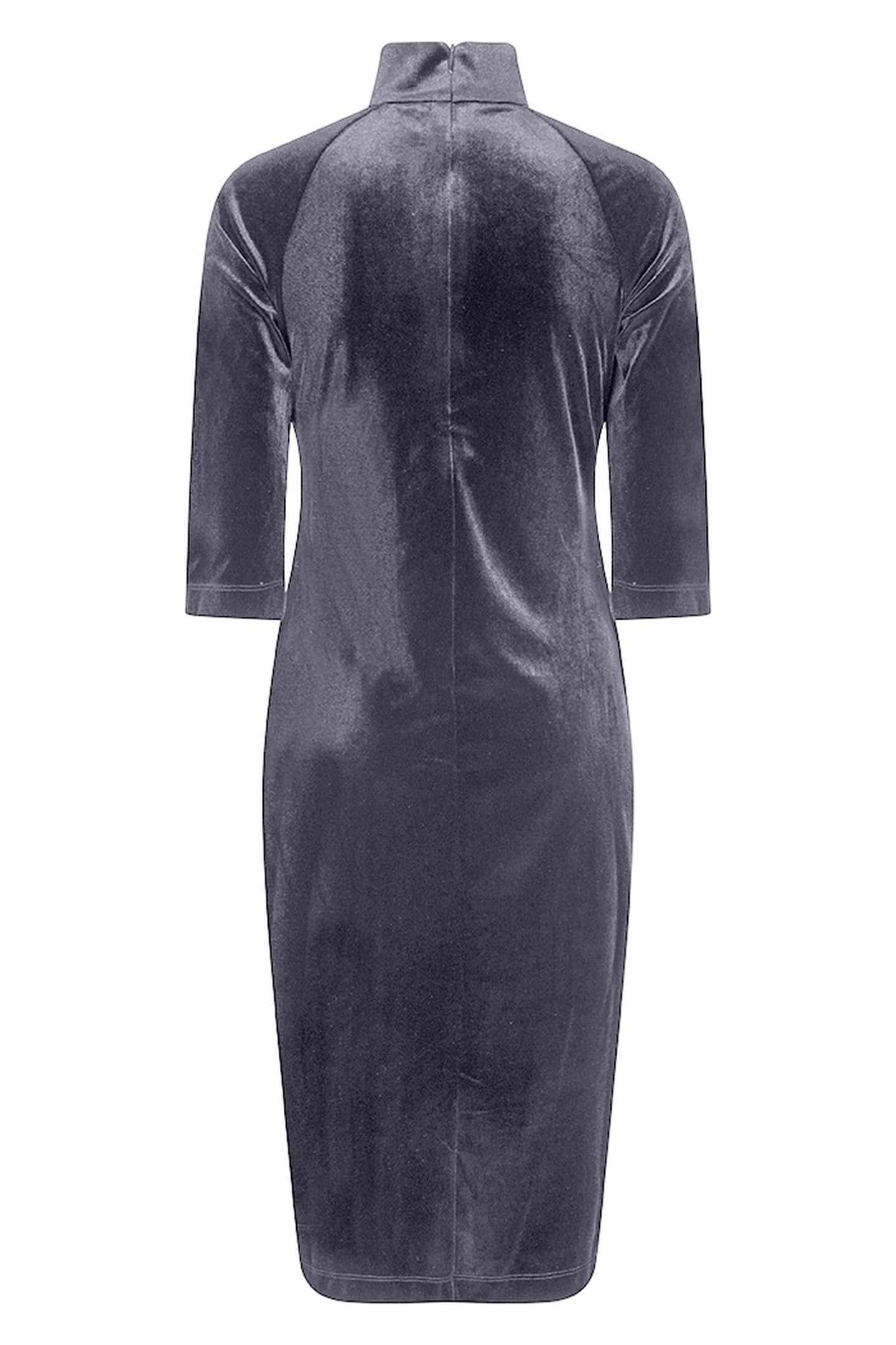 DRESS VELOURS GATHERING GREY 2