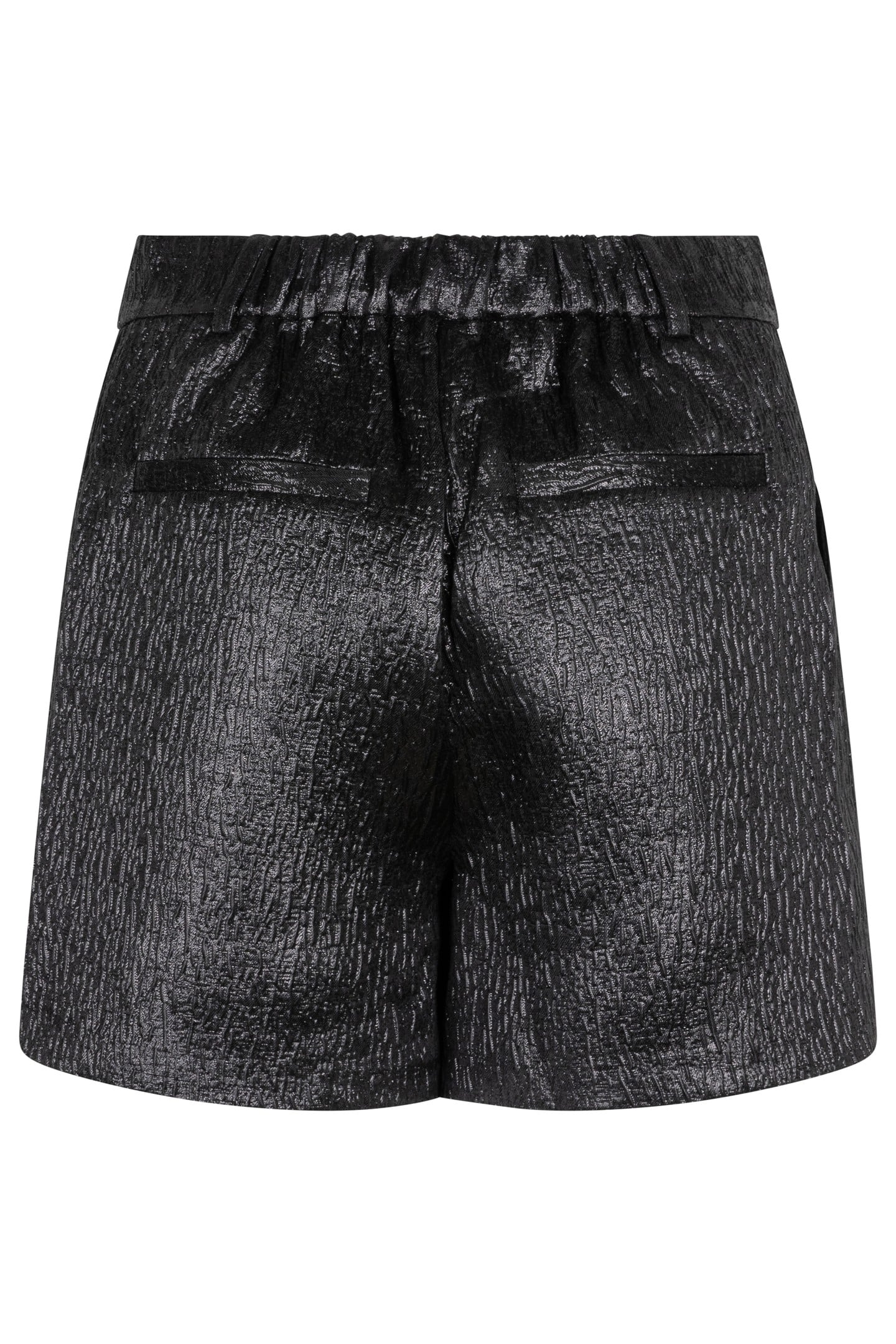 SHORTS METALLIC BLACK 5