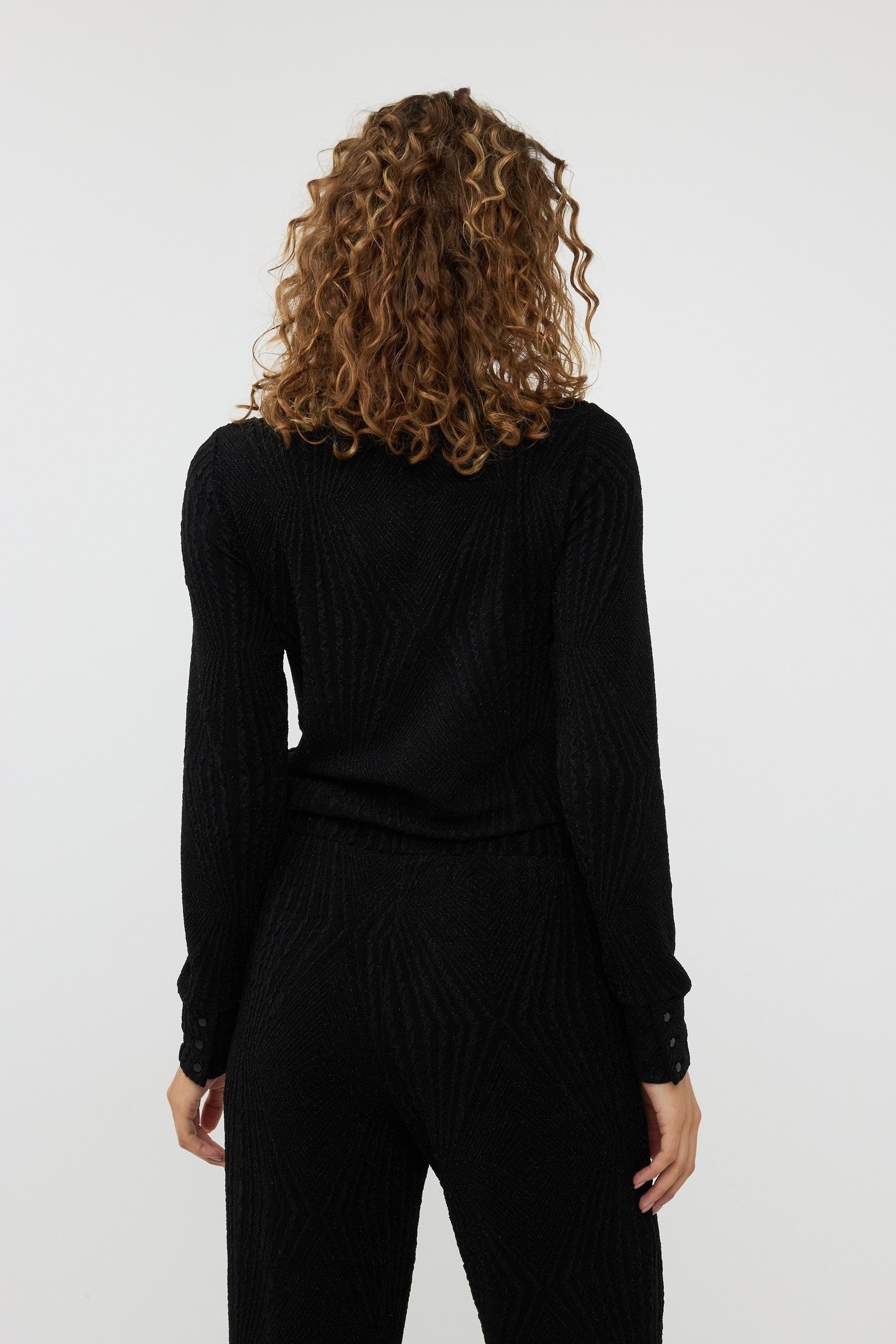 TOP GATHERING JACQUARD SJ BLACK 4