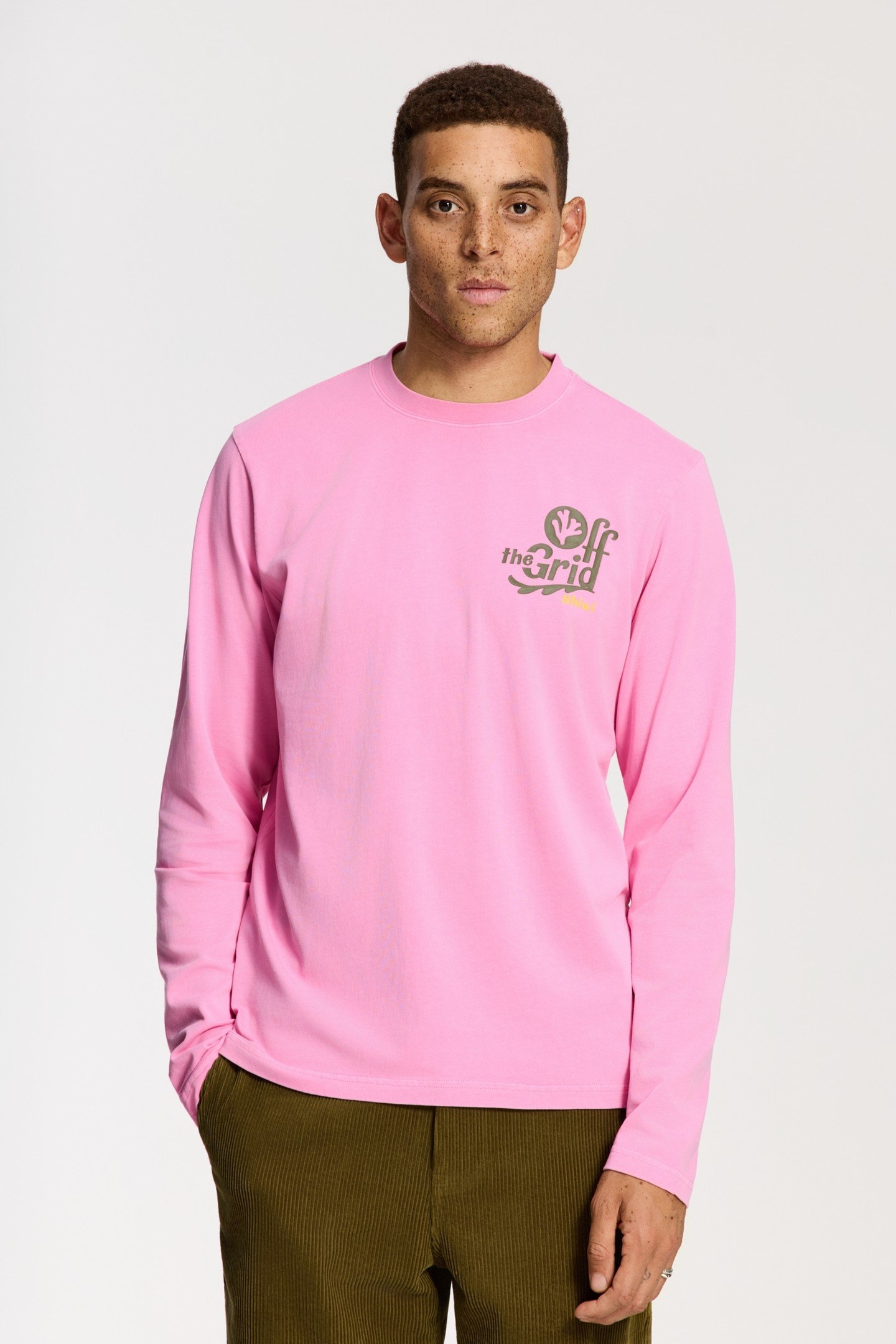JUDE REGULAR FIT OFF THE GRID LONGSLEEVE PINK DUSK 2